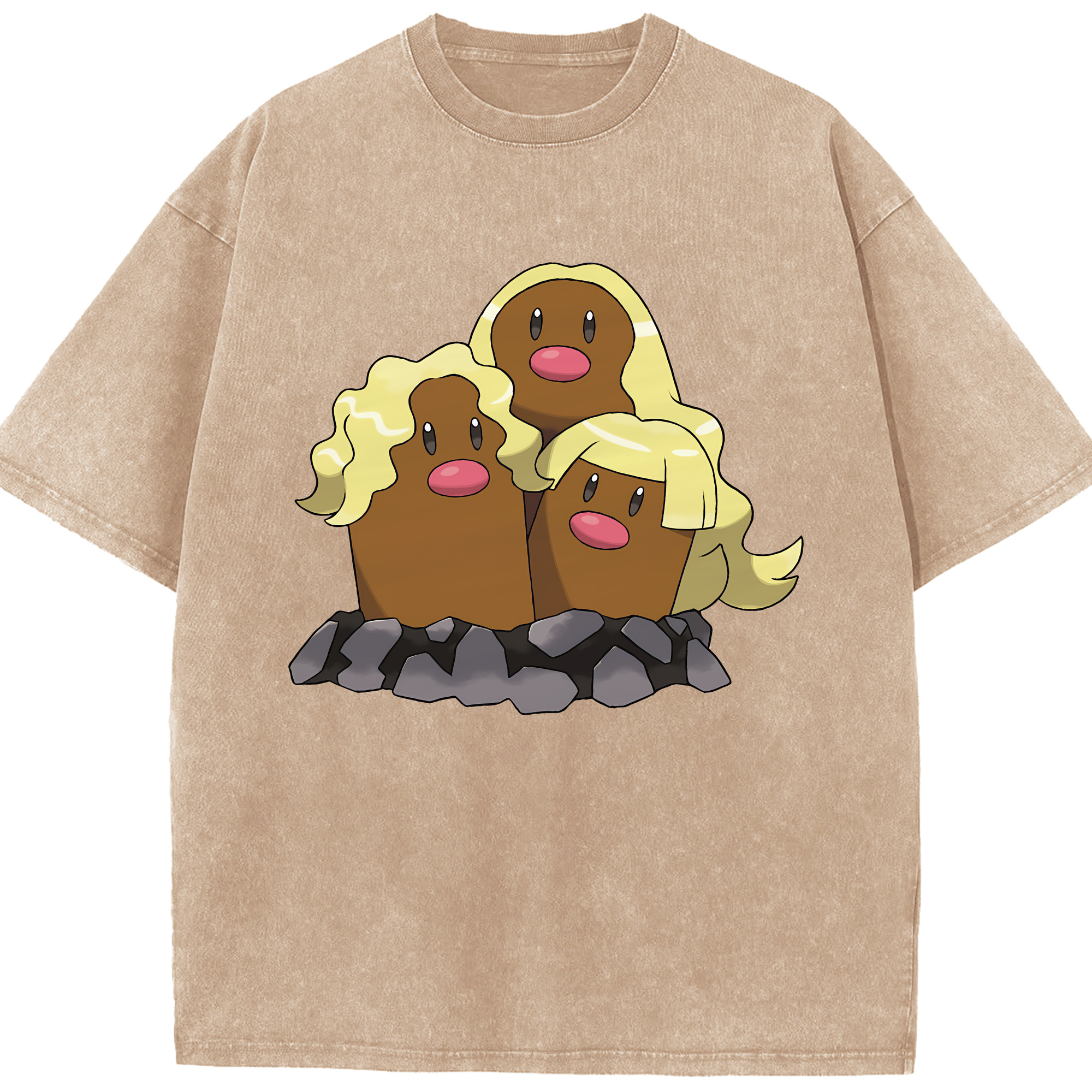 （画像用） ポケットモンスター Pokémon 綿100% ヴィンテージ風 半袖Tシャツ（フロントプリント）