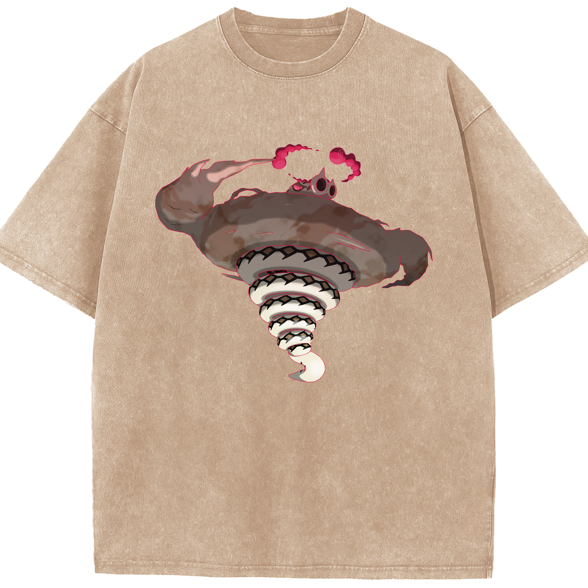 （画像用） ポケットモンスター Pokémon 綿100% ヴィンテージ風 半袖Tシャツ（フロントプリント）