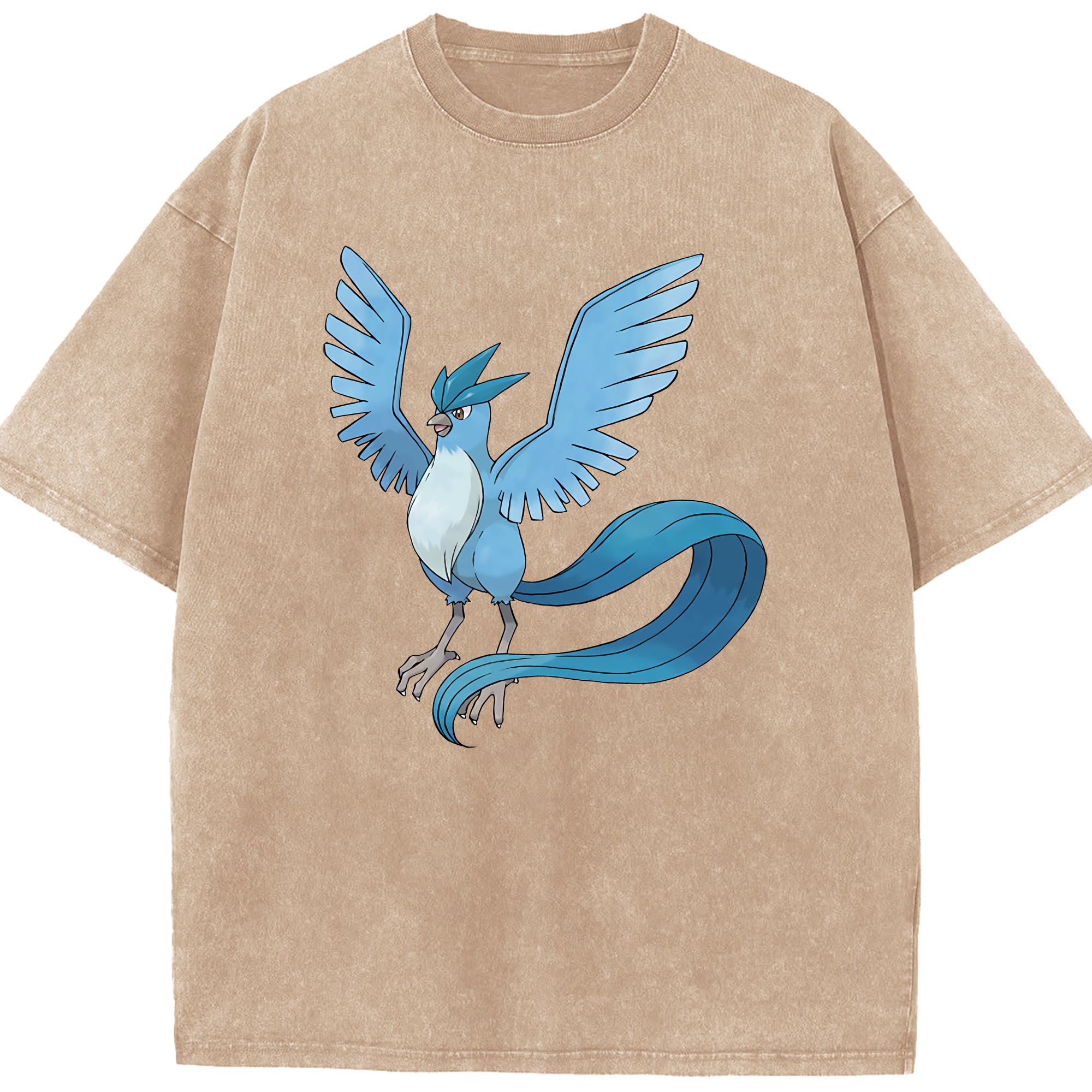 （画像用） ポケットモンスター Pokémon 綿100% ヴィンテージ風 半袖Tシャツ（フロントプリント）