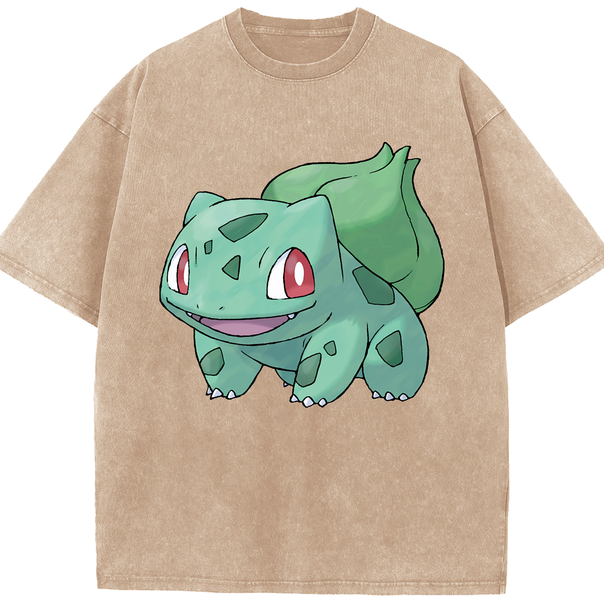 （画像用） ポケットモンスター Pokémon 綿100% ヴィンテージ風 半袖Tシャツ（フロントプリント）