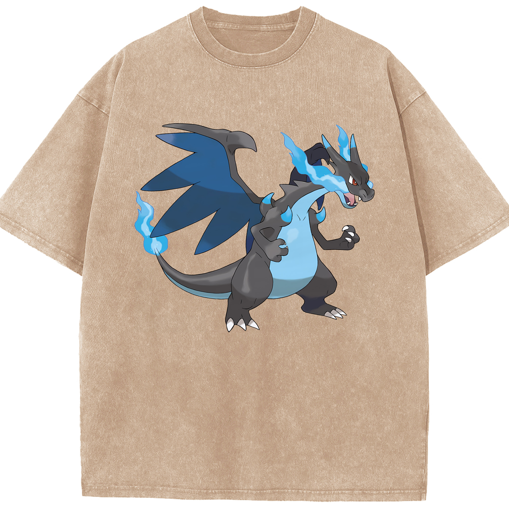 （画像用） ポケットモンスター Pokémon 綿100% ヴィンテージ風 半袖Tシャツ（フロントプリント）