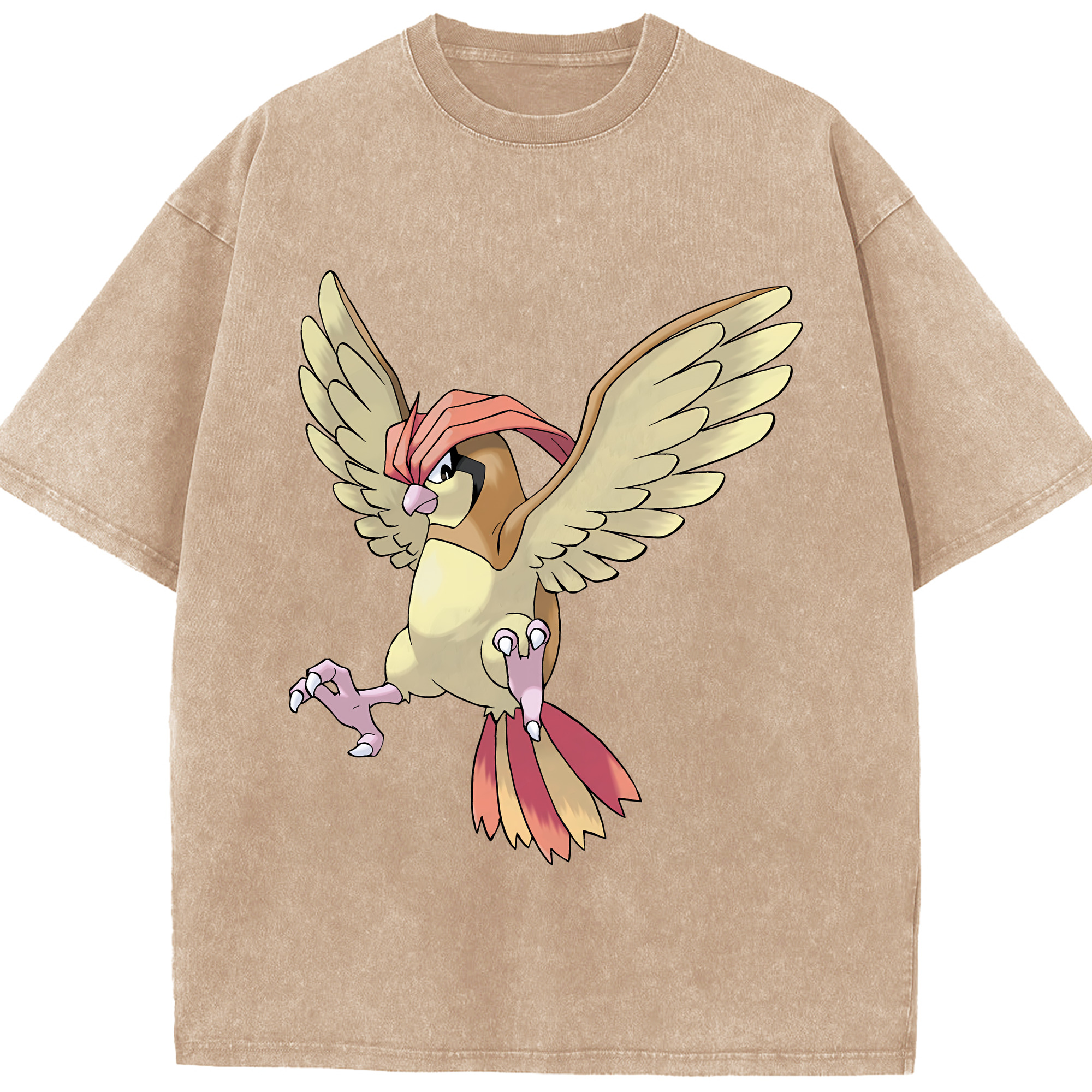 （画像用） ポケットモンスター Pokémon 綿100% ヴィンテージ風 半袖Tシャツ（フロントプリント）