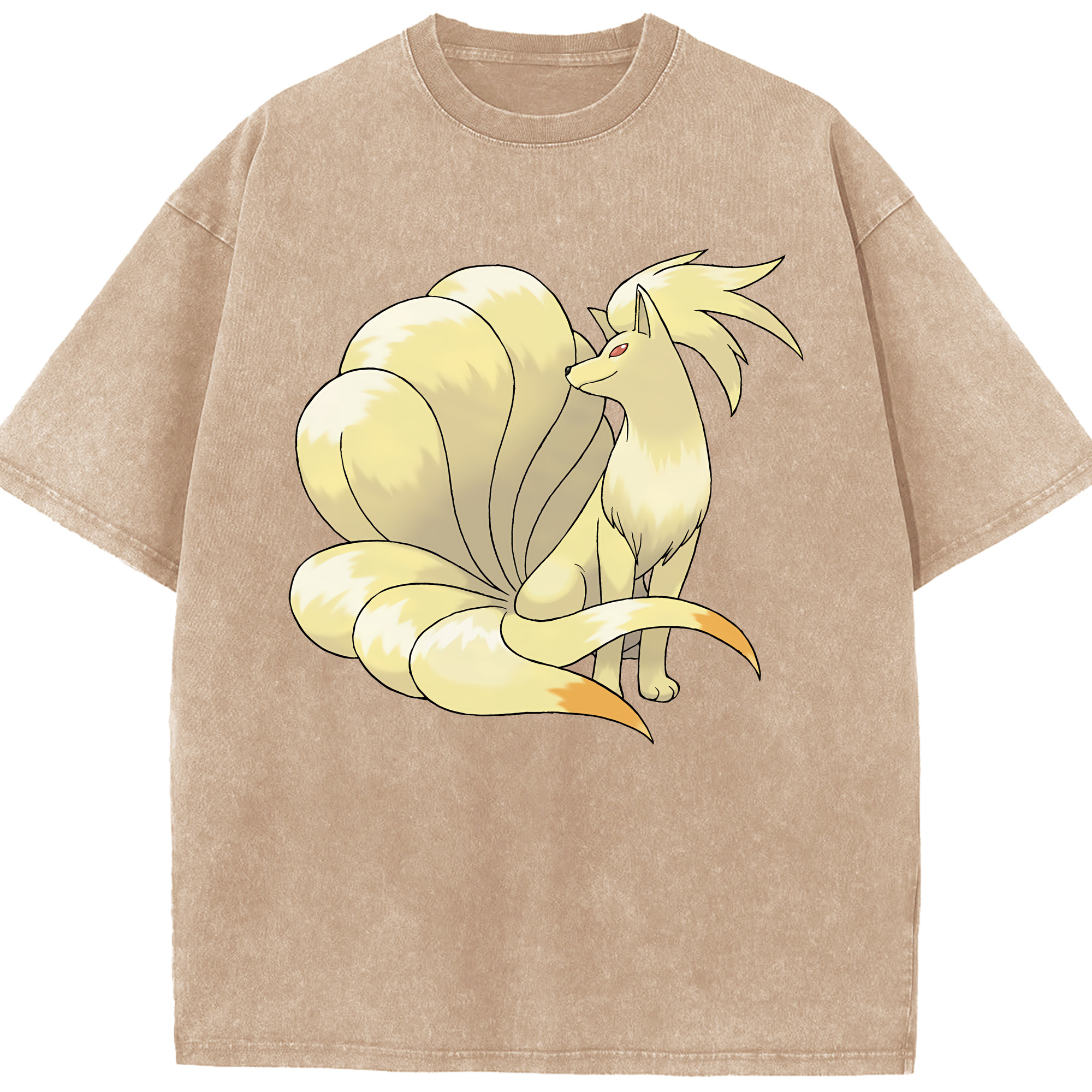 （画像用） ポケットモンスター Pokémon 綿100% ヴィンテージ風 半袖Tシャツ（フロントプリント）
