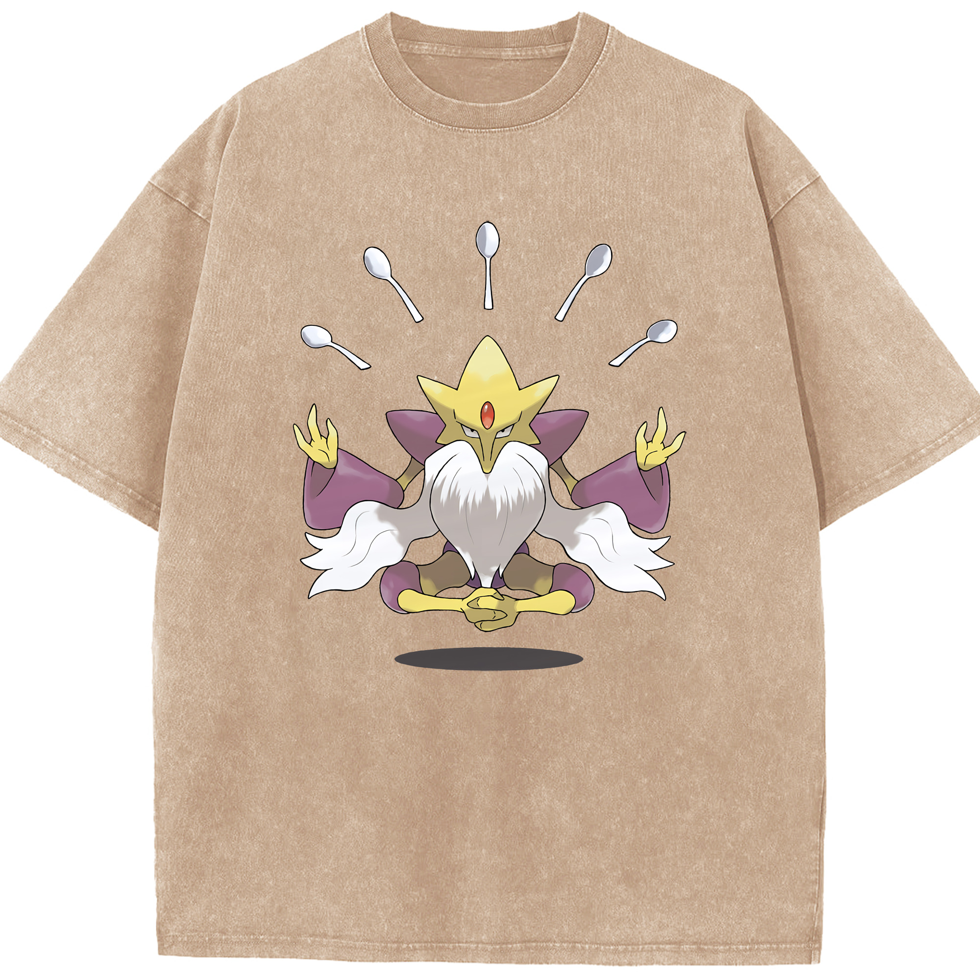 （画像用） ポケットモンスター Pokémon 綿100% ヴィンテージ風 半袖Tシャツ（フロントプリント）