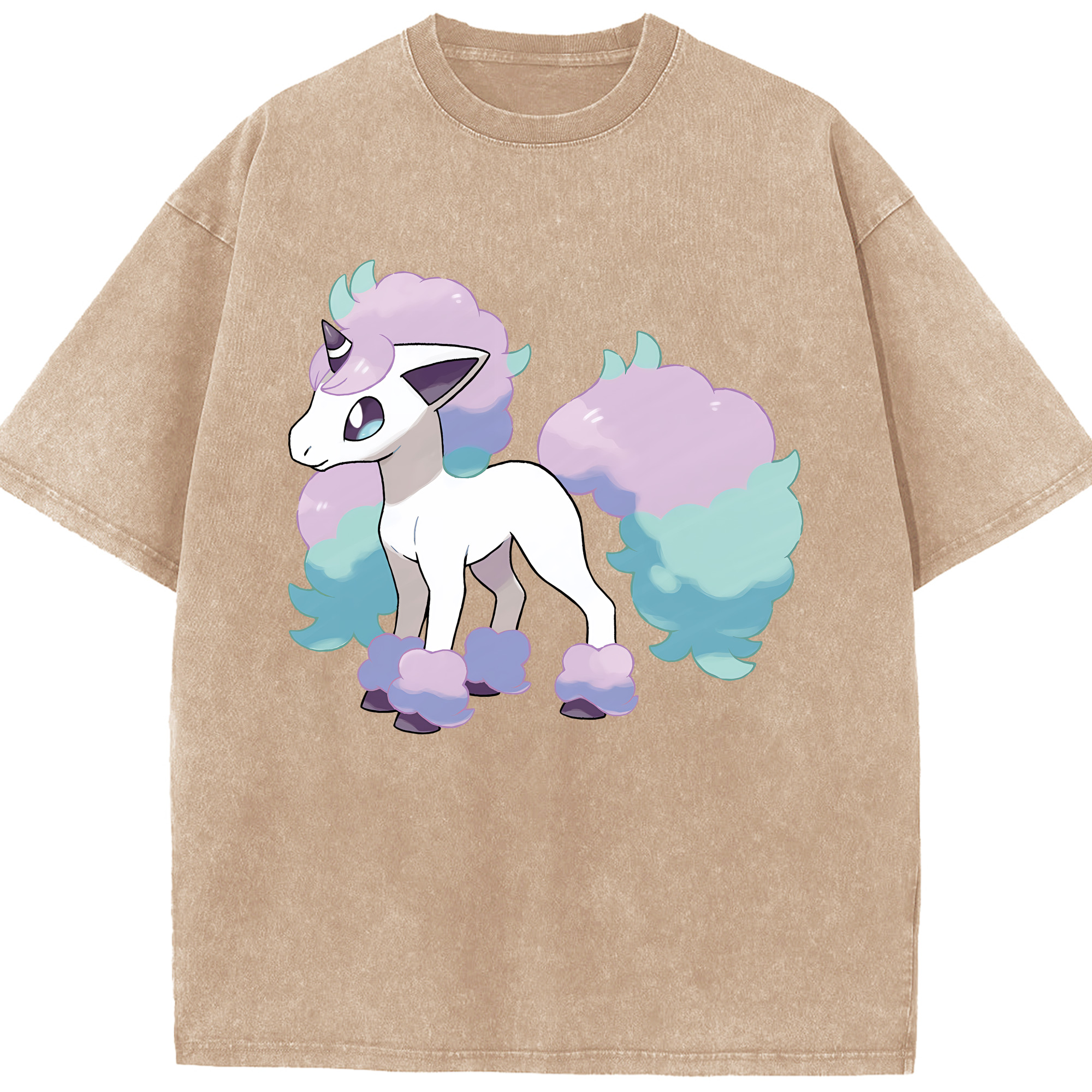 （画像用） ポケットモンスター Pokémon 綿100% ヴィンテージ風 半袖Tシャツ（フロントプリント）
