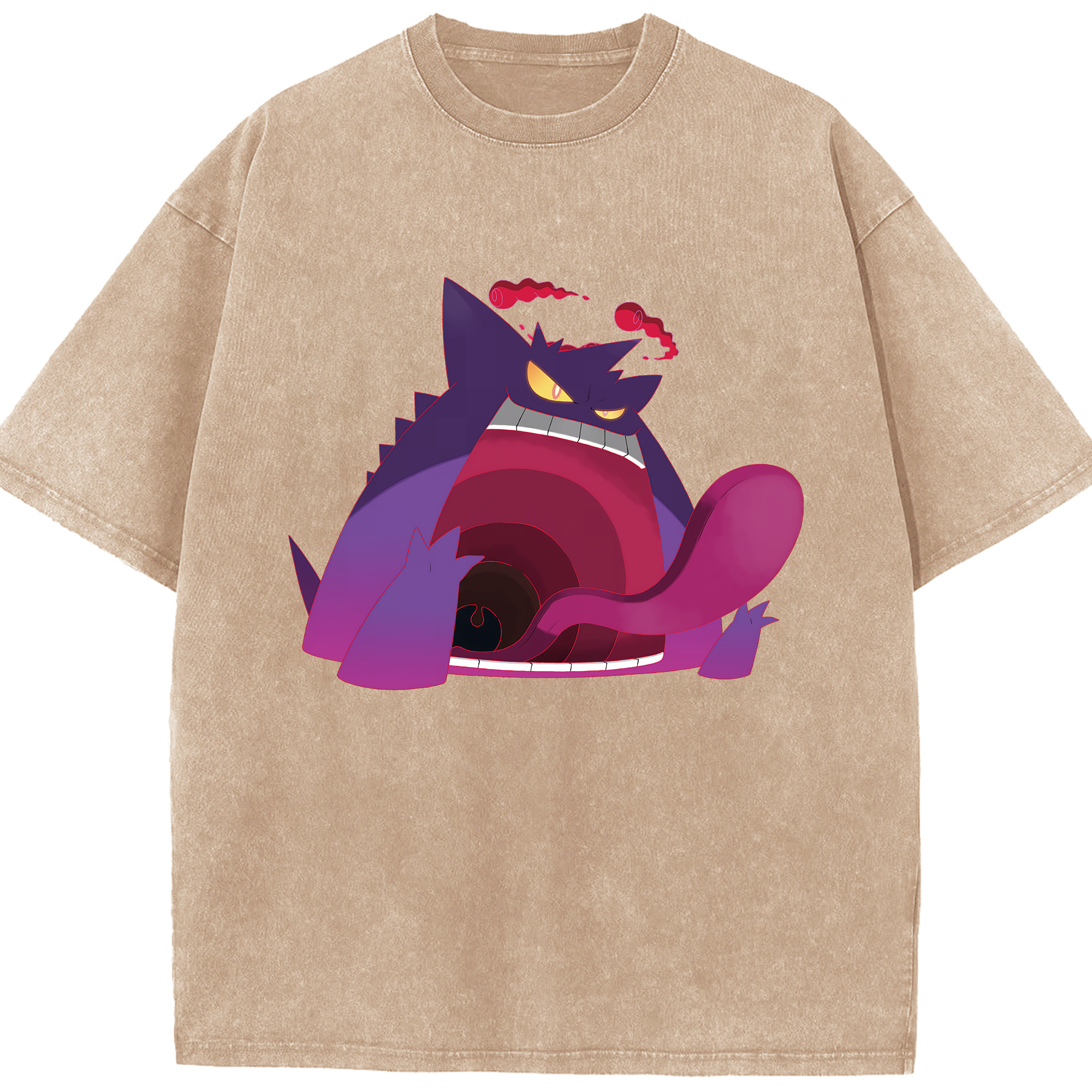 （画像用） ポケットモンスター Pokémon 綿100% ヴィンテージ風 半袖Tシャツ（フロントプリント）