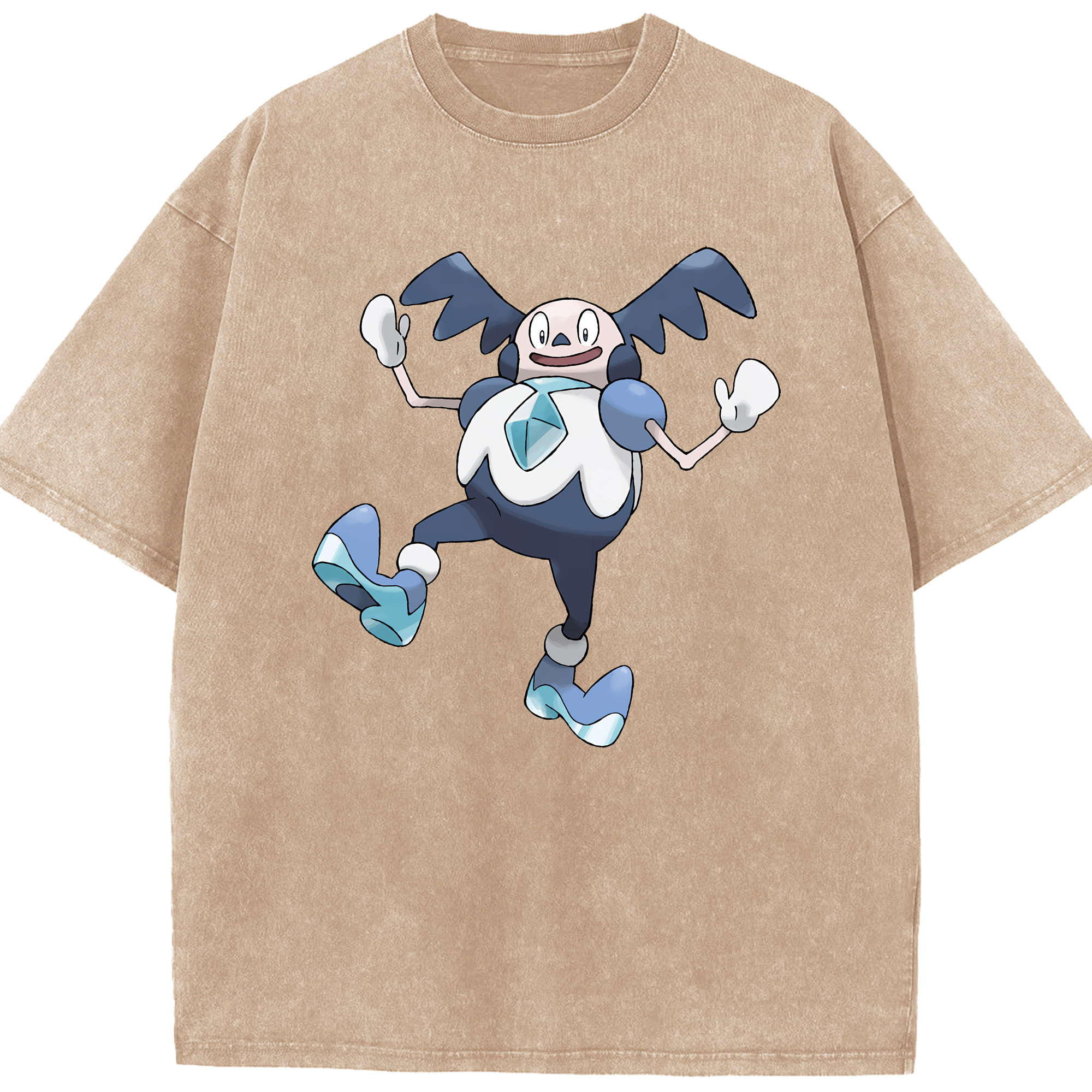（画像用） ポケットモンスター Pokémon 綿100% ヴィンテージ風 半袖Tシャツ（フロントプリント）
