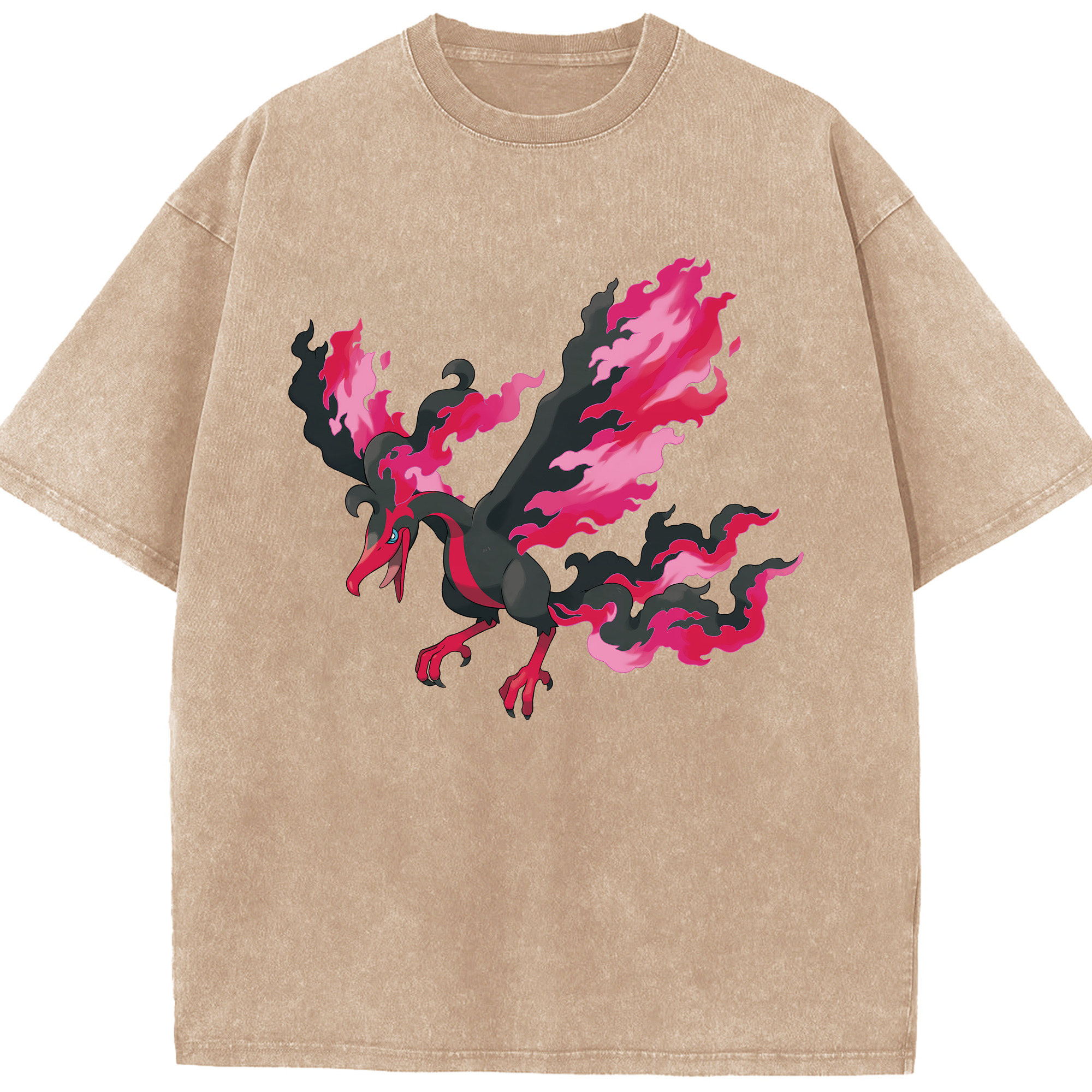 （画像用） ポケットモンスター Pokémon 綿100% ヴィンテージ風 半袖Tシャツ（フロントプリント）