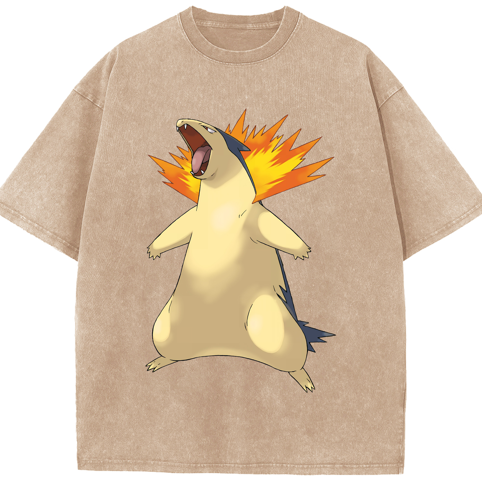 （画像用） ポケットモンスター Pokémon 綿100% ヴィンテージ風 半袖Tシャツ（フロントプリント）