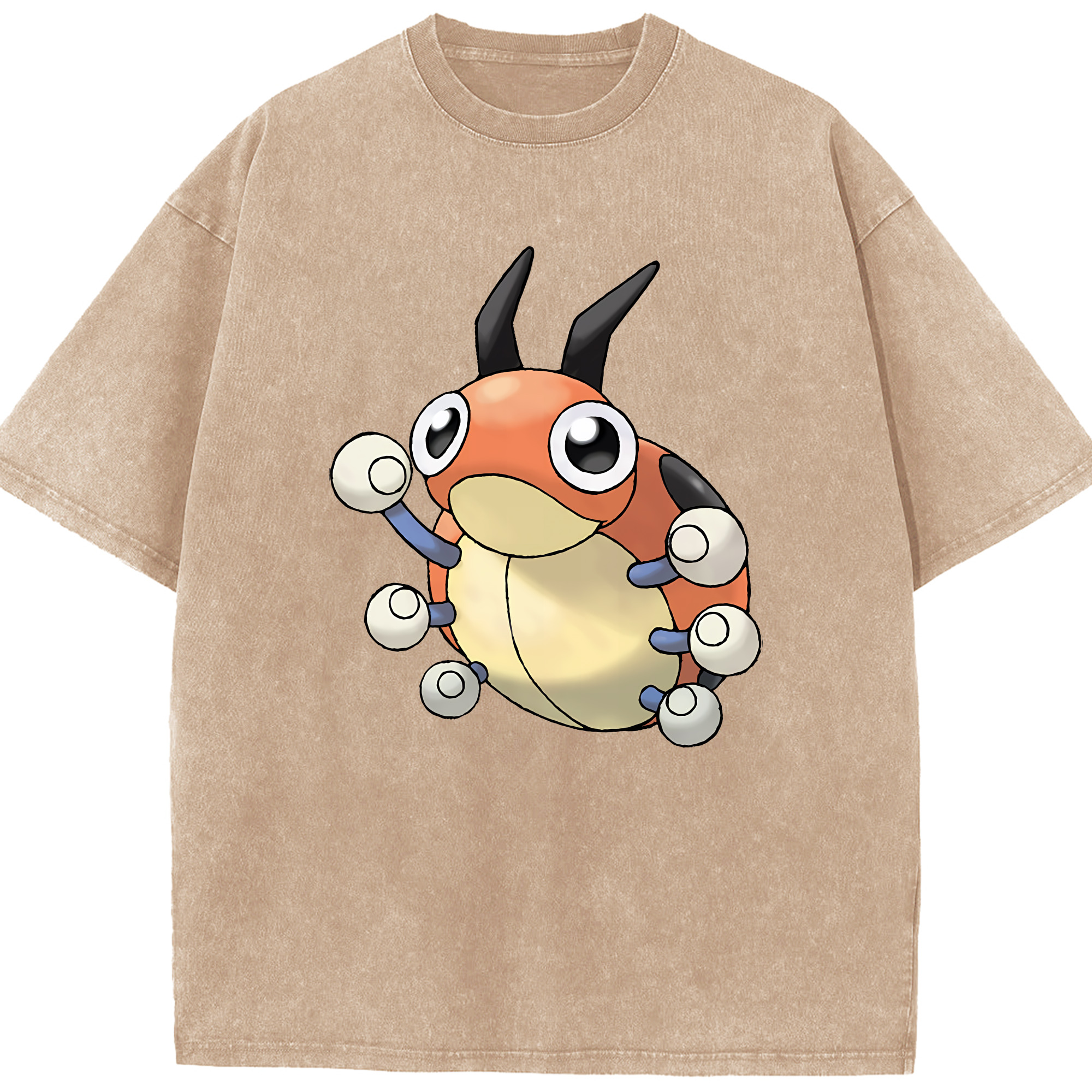 （画像用） ポケットモンスター Pokémon 綿100% ヴィンテージ風 半袖Tシャツ（フロントプリント）