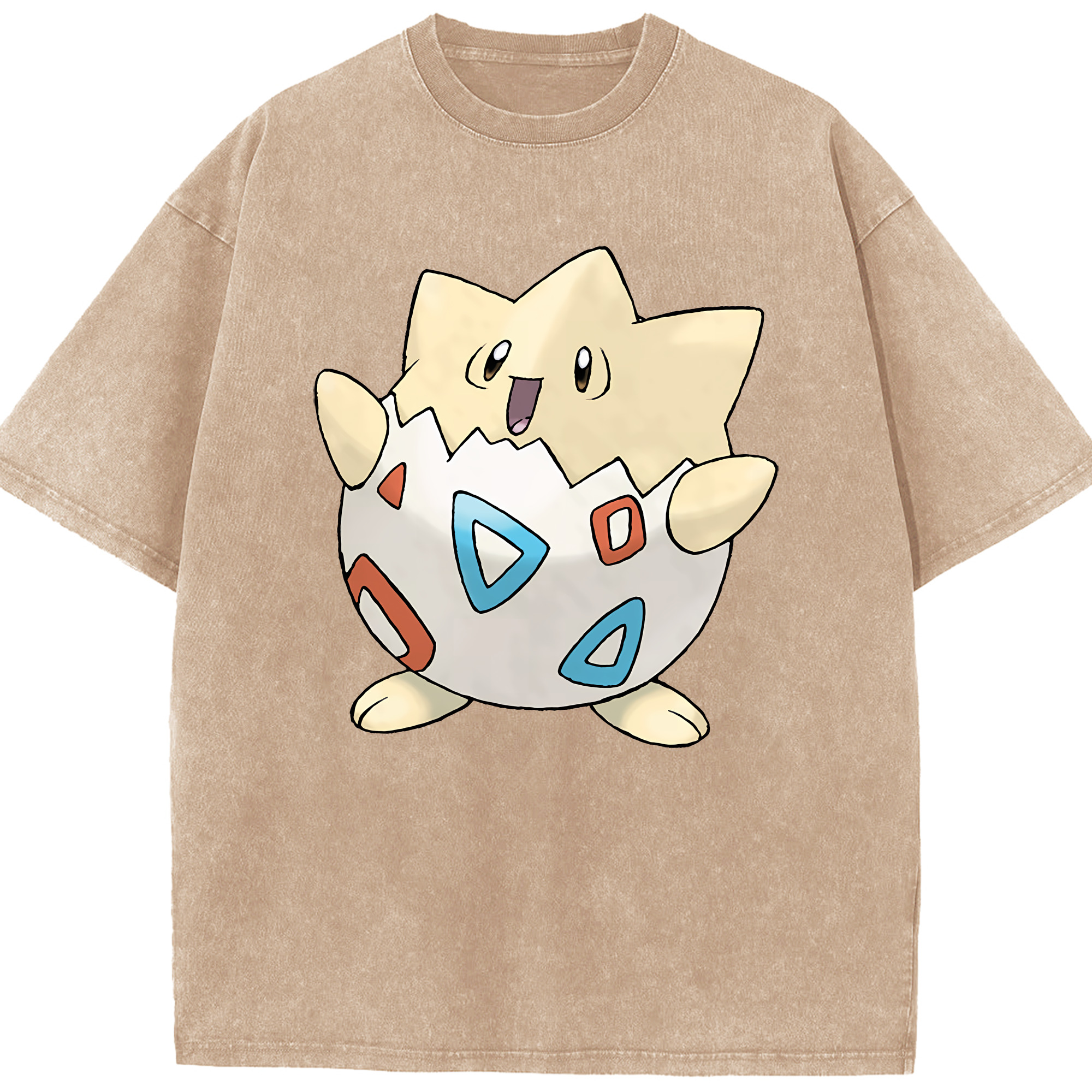 （画像用） ポケットモンスター Pokémon 綿100% ヴィンテージ風 半袖Tシャツ（フロントプリント）