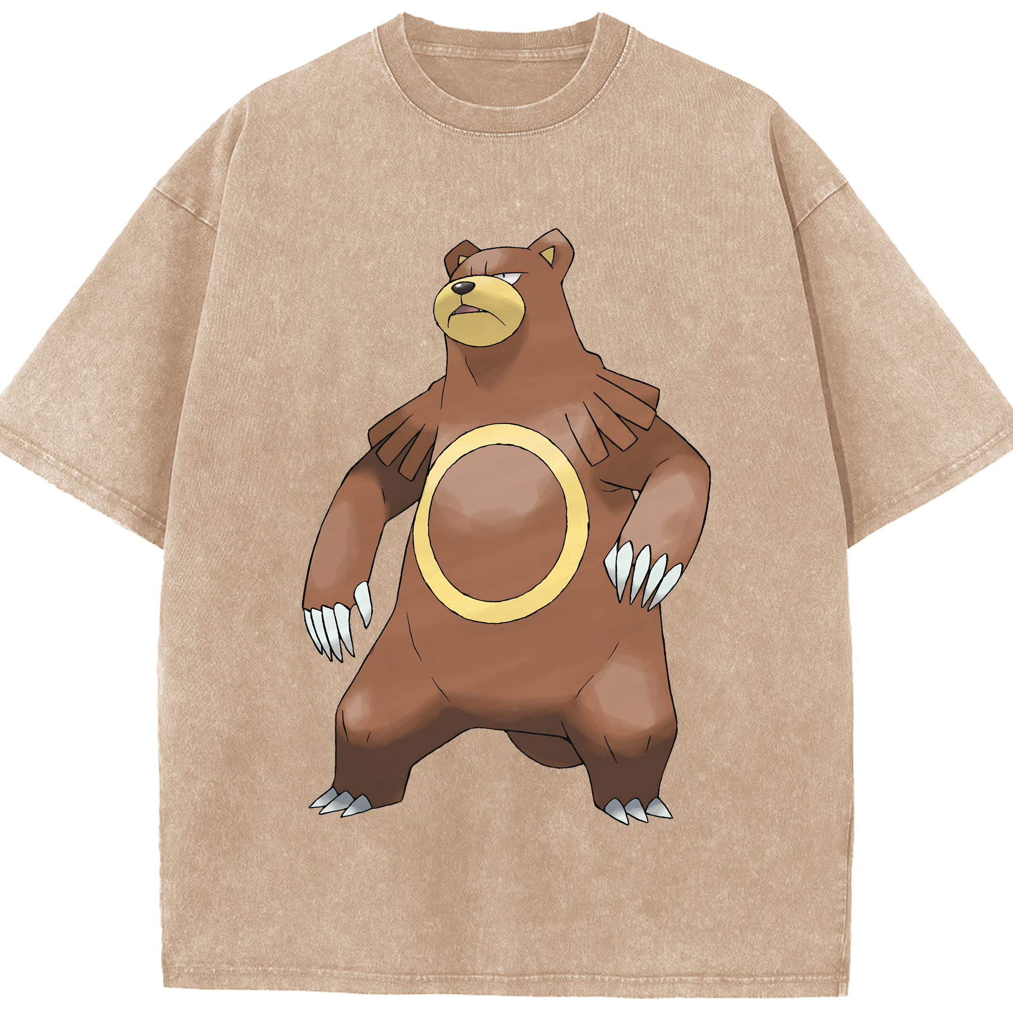 （画像用） ポケットモンスター Pokémon 綿100% ヴィンテージ風 半袖Tシャツ（フロントプリント）