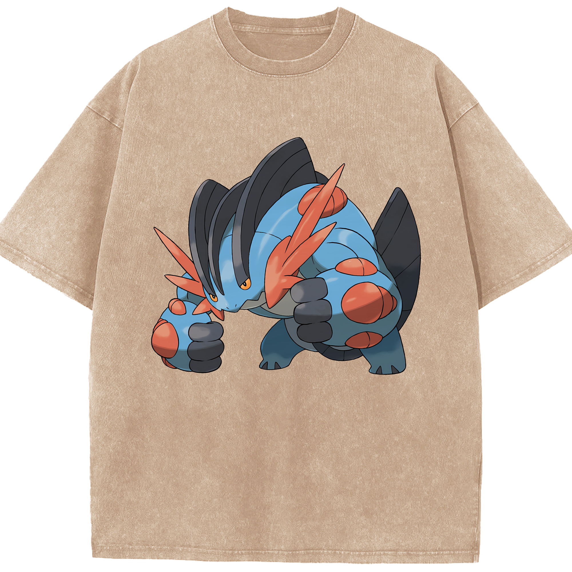 （画像用） ポケットモンスター Pokémon 綿100% ヴィンテージ風 半袖Tシャツ（フロントプリント）