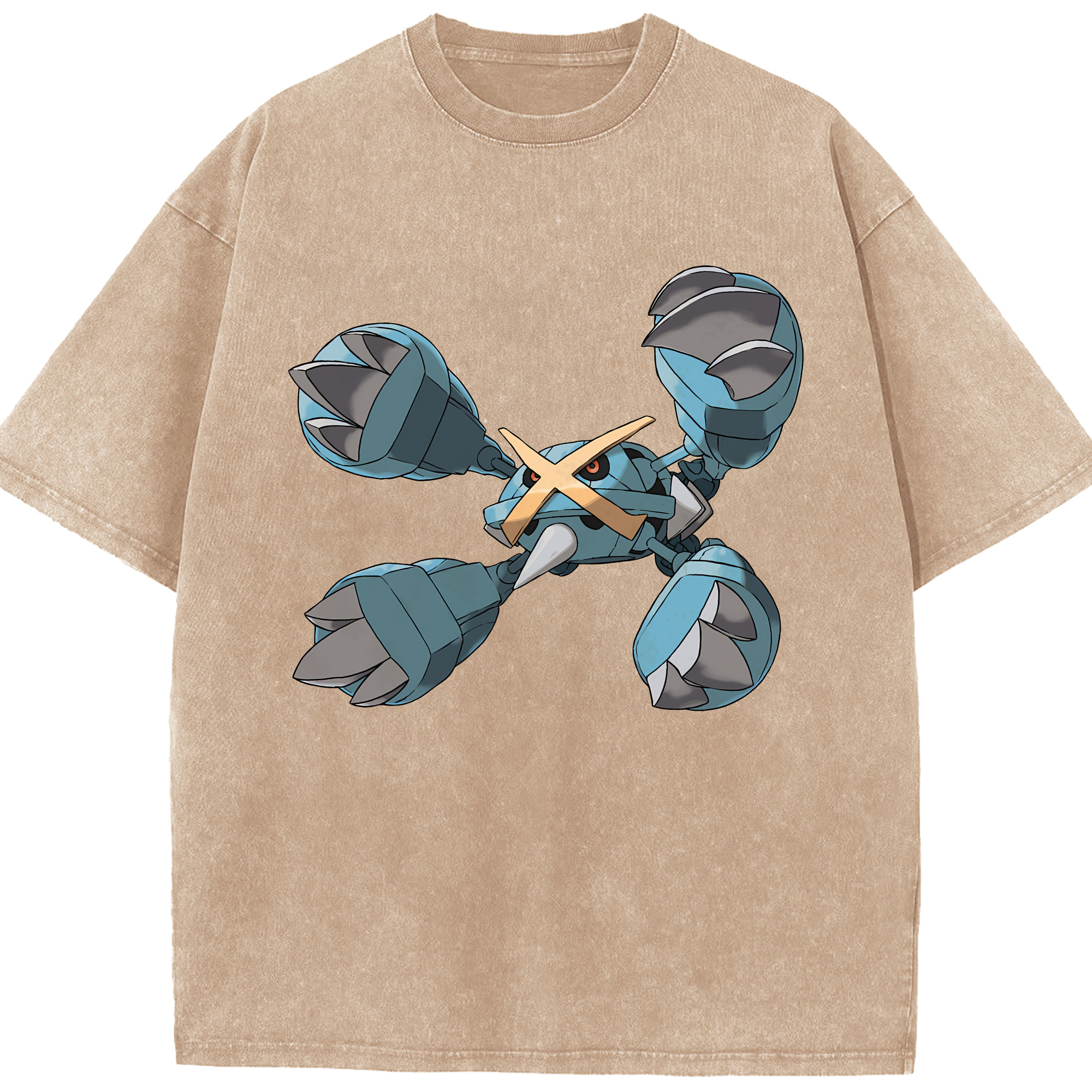 （画像用） ポケットモンスター Pokémon 綿100% ヴィンテージ風 半袖Tシャツ（フロントプリント）