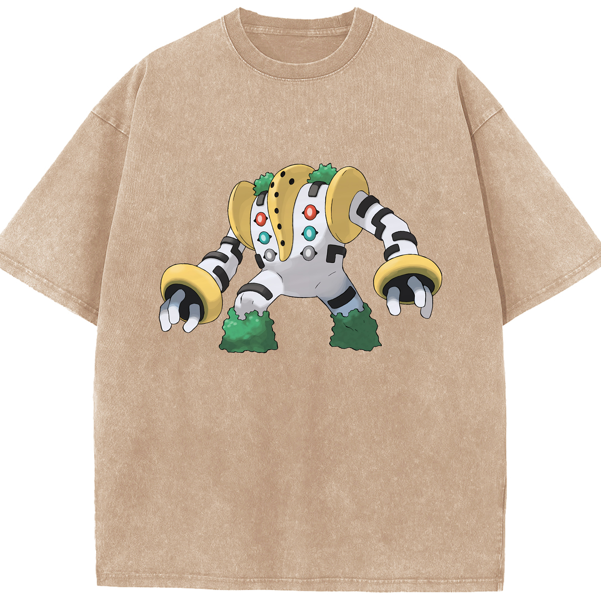 （画像用） ポケットモンスター Pokémon 綿100% ヴィンテージ風 半袖Tシャツ（フロントプリント）