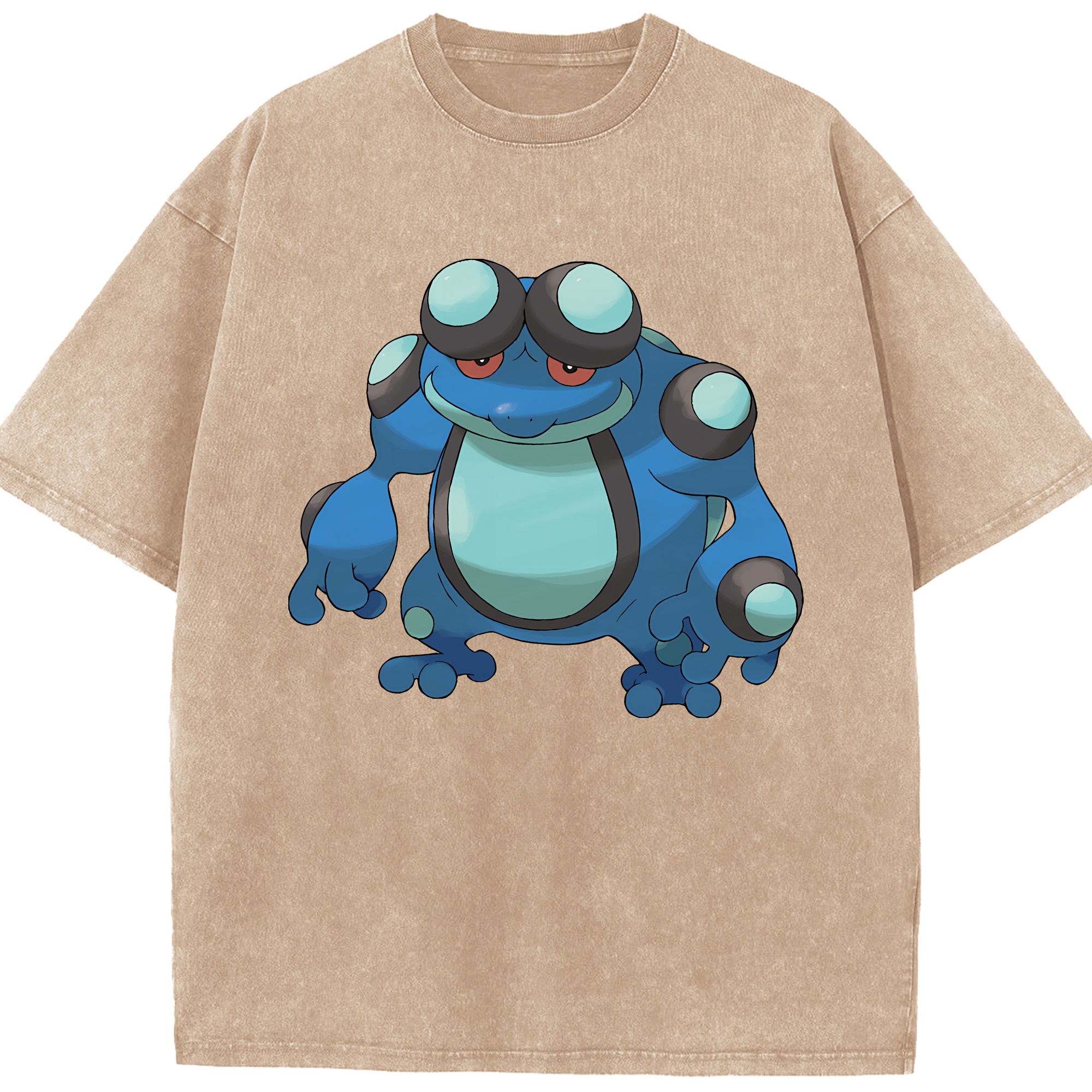 （画像用） ポケットモンスター Pokémon 綿100% ヴィンテージ風 半袖Tシャツ（フロントプリント）