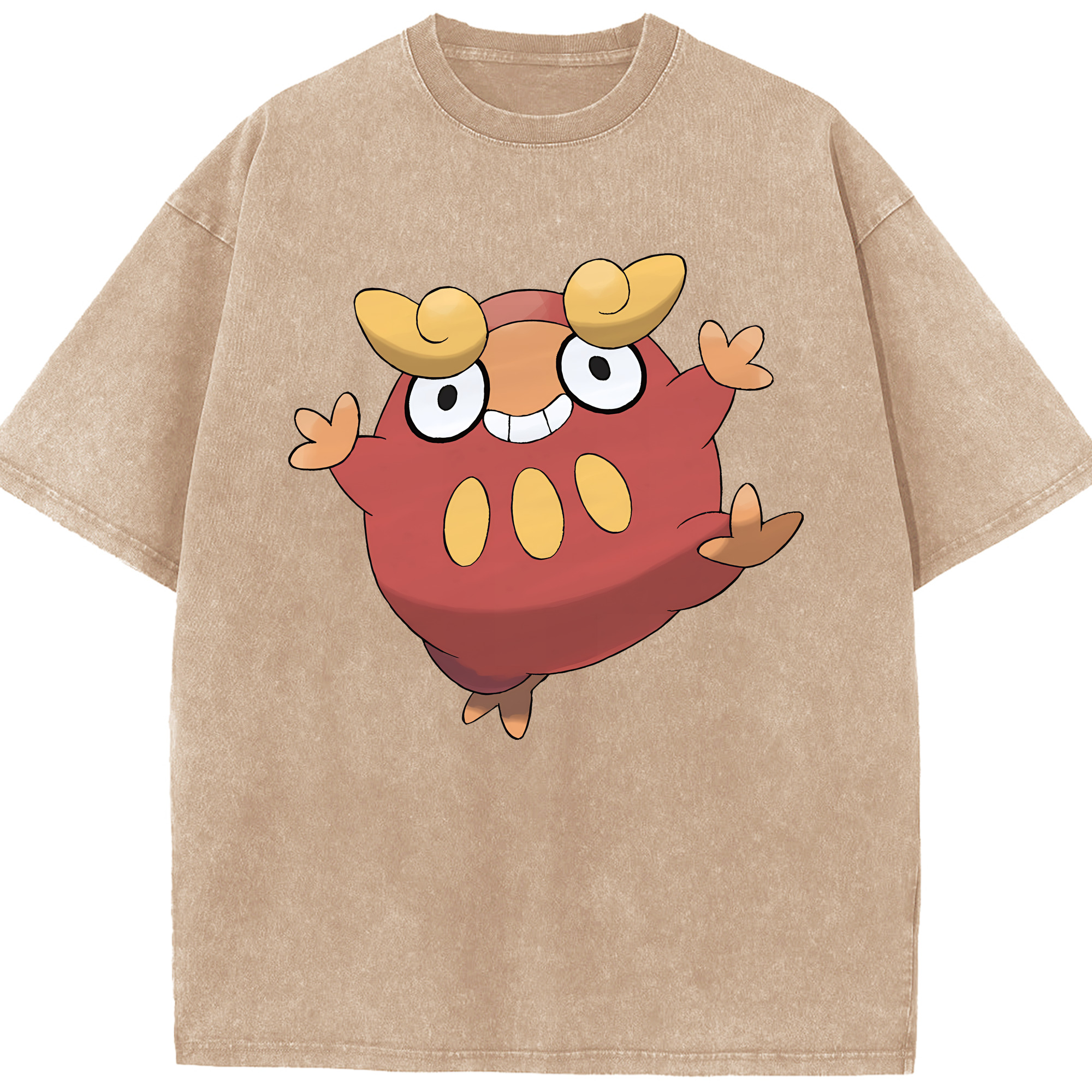 （画像用） ポケットモンスター Pokémon 綿100% ヴィンテージ風 半袖Tシャツ（フロントプリント）