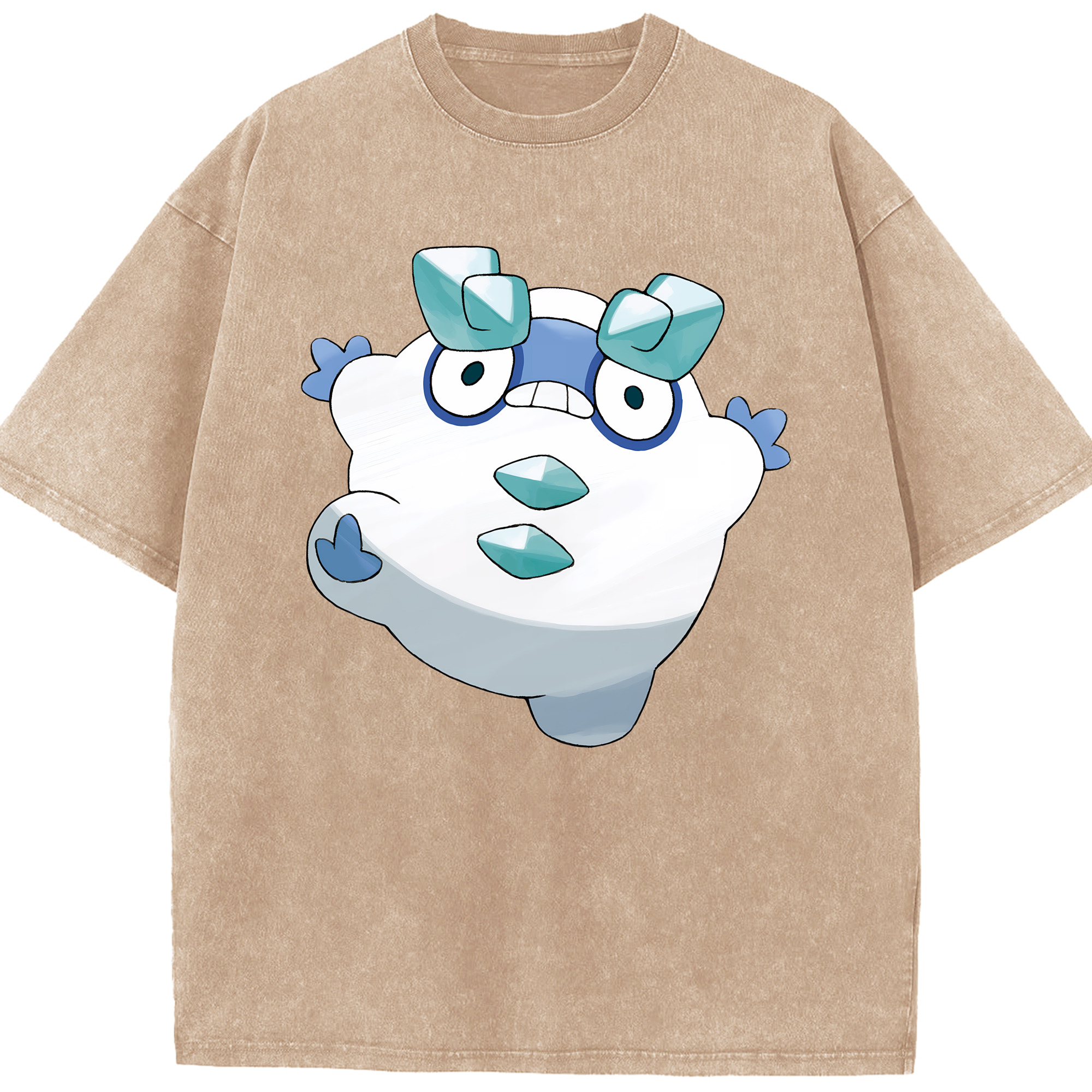 （画像用） ポケットモンスター Pokémon 綿100% ヴィンテージ風 半袖Tシャツ（フロントプリント）