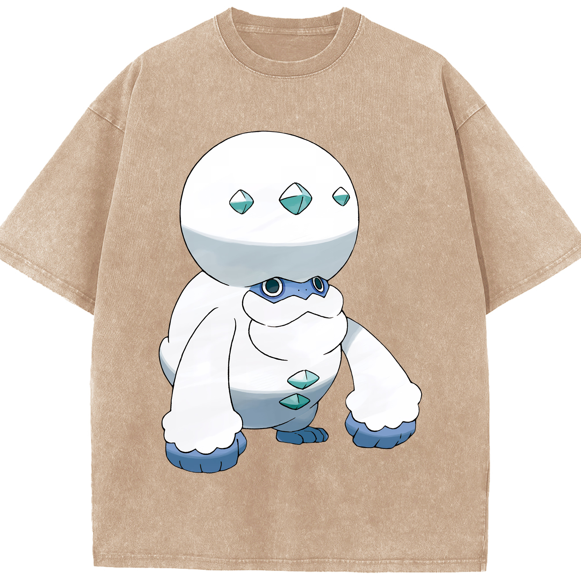 （画像用） ポケットモンスター Pokémon 綿100% ヴィンテージ風 半袖Tシャツ（フロントプリント）