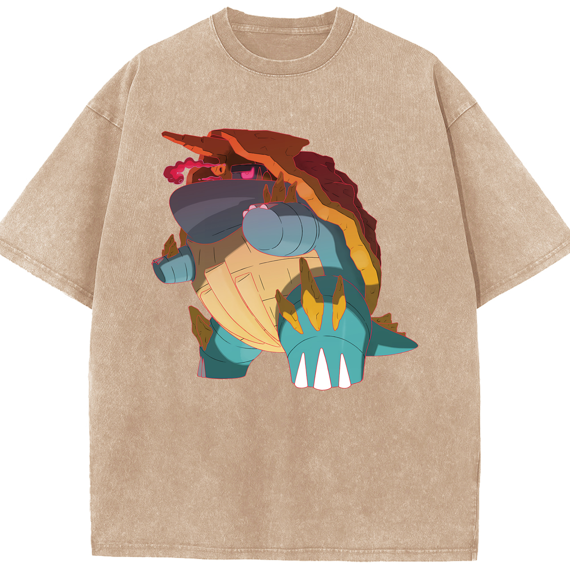 （画像用） ポケットモンスター Pokémon 綿100% ヴィンテージ風 半袖Tシャツ（フロントプリント）