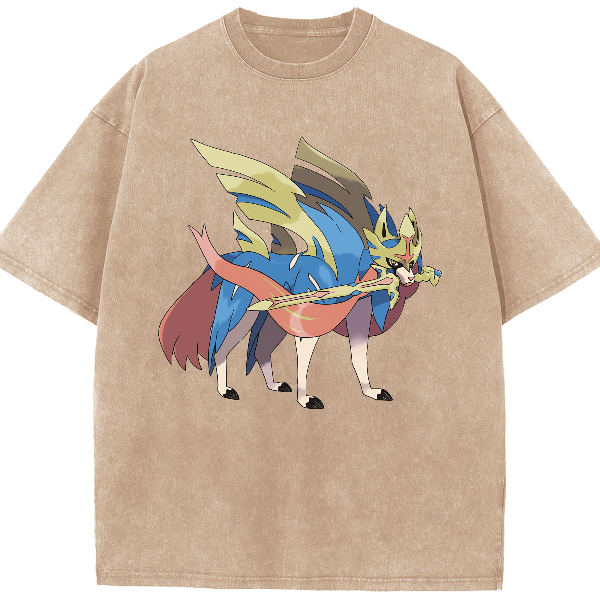 （画像用） ポケットモンスター Pokémon 綿100% ヴィンテージ風 半袖Tシャツ（フロントプリント）