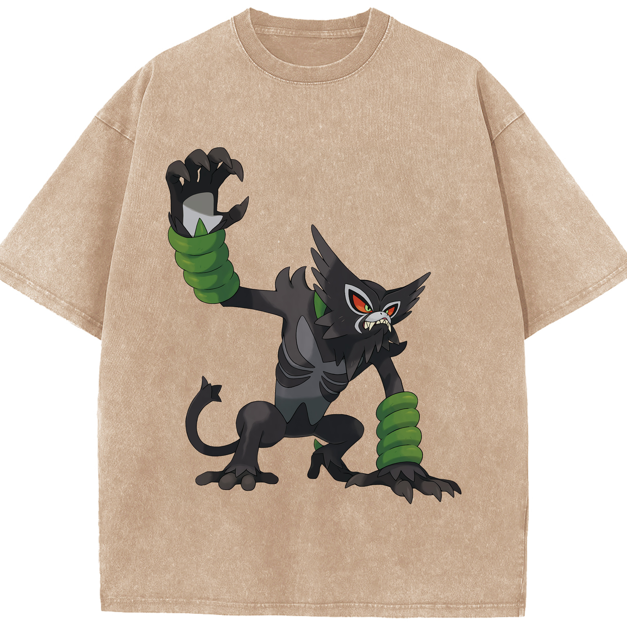 （画像用） ポケットモンスター Pokémon 綿100% ヴィンテージ風 半袖Tシャツ（フロントプリント）