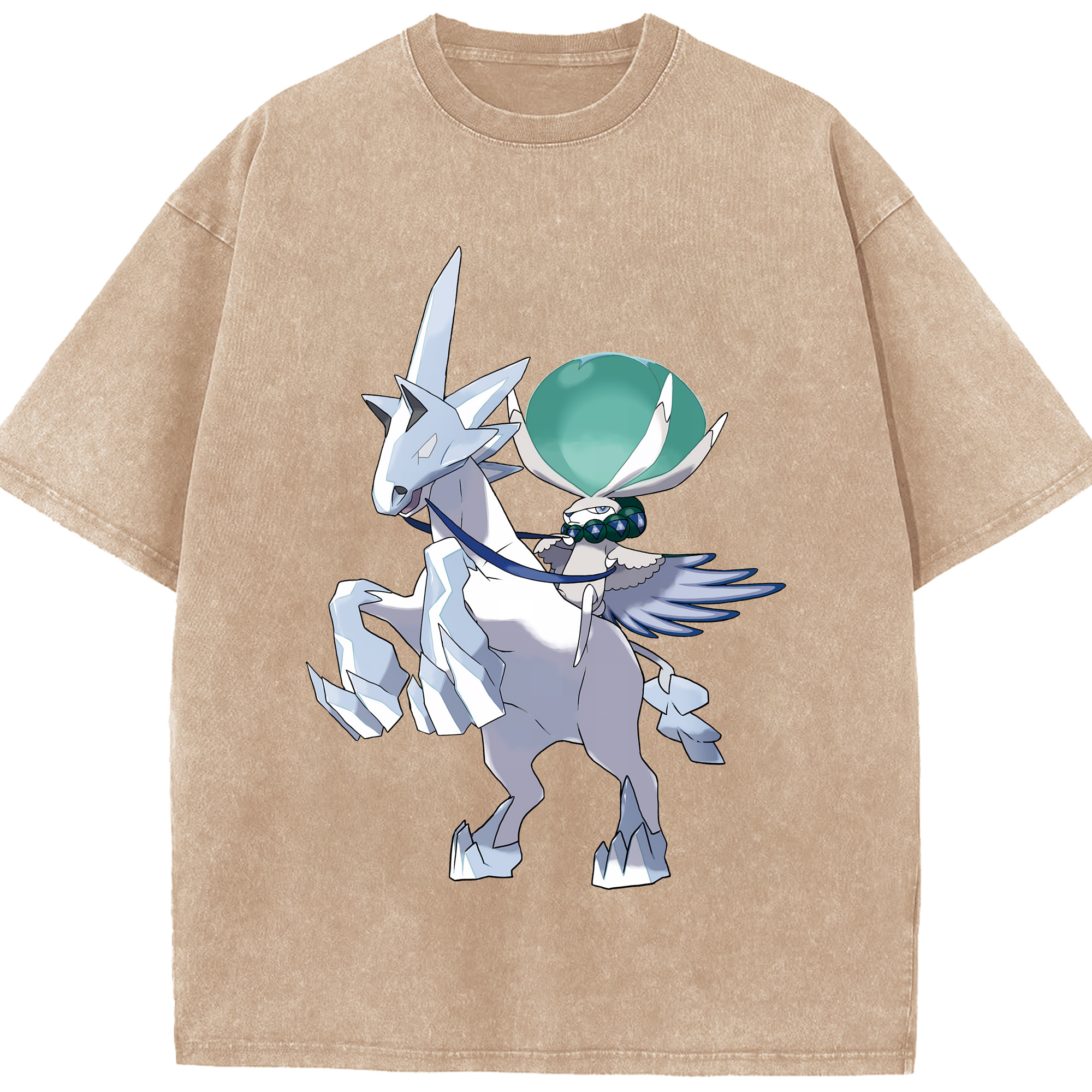 （画像用） ポケットモンスター Pokémon 綿100% ヴィンテージ風 半袖Tシャツ（フロントプリント）