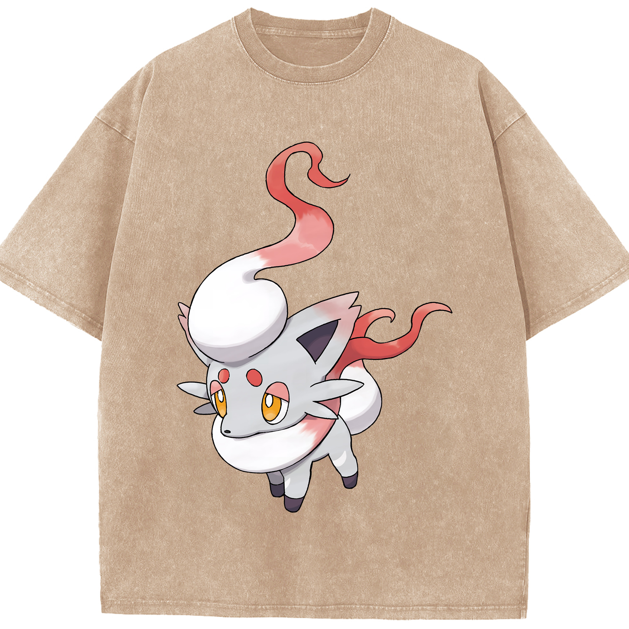 （画像用） ポケットモンスター Pokémon 綿100% ヴィンテージ風 半袖Tシャツ（フロントプリント）