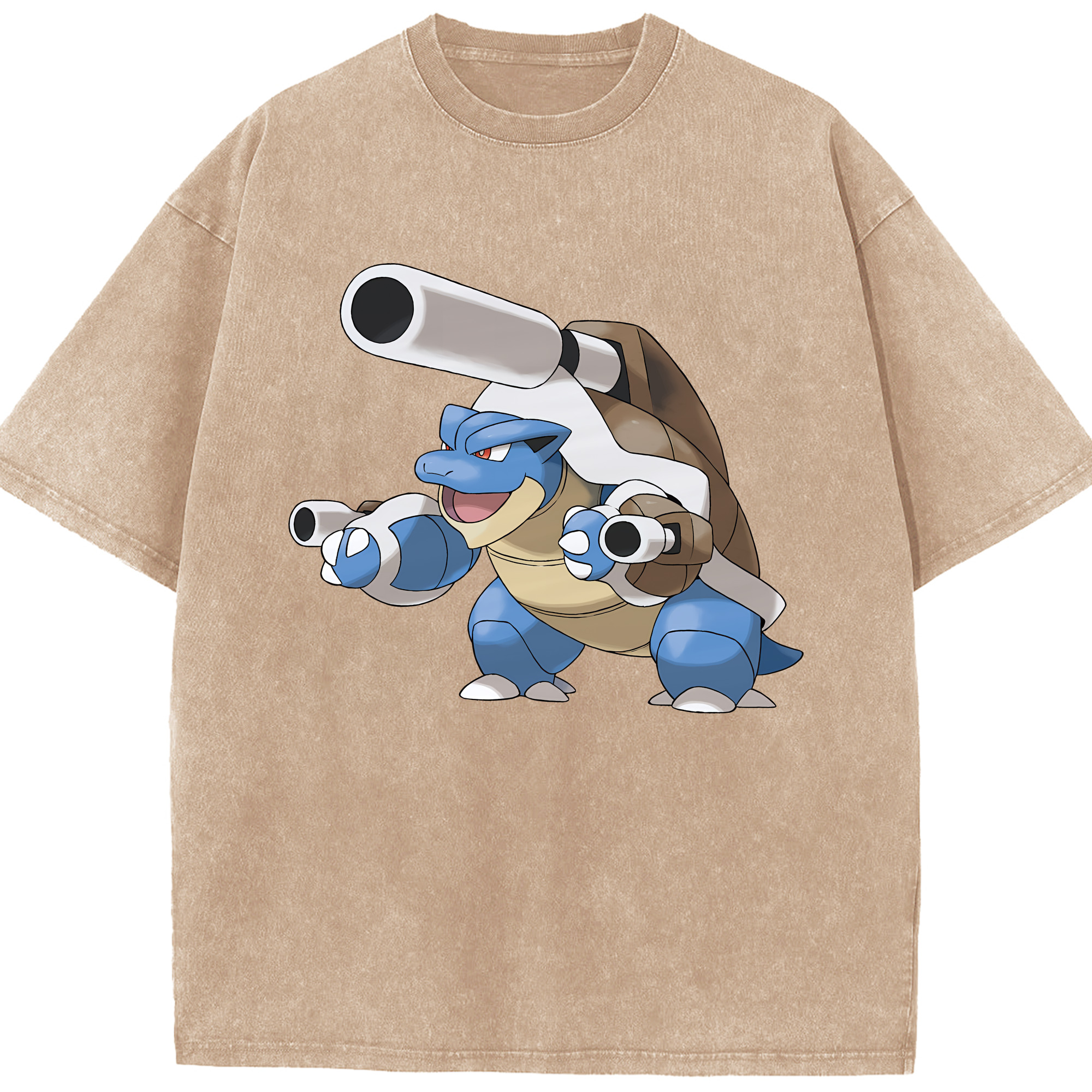 （画像用） ポケットモンスター Pokémon 綿100% ヴィンテージ風 半袖Tシャツ（フロントプリント）