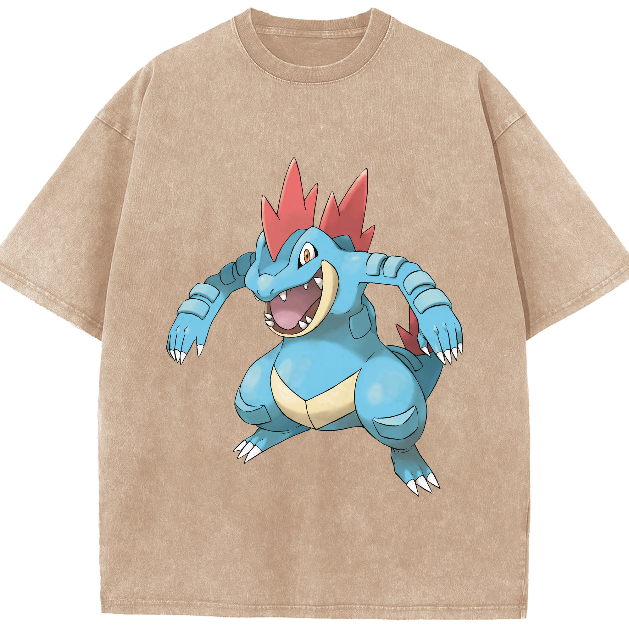 （画像用） ポケットモンスター Pokémon 綿100% ヴィンテージ風 半袖Tシャツ（フロントプリント）