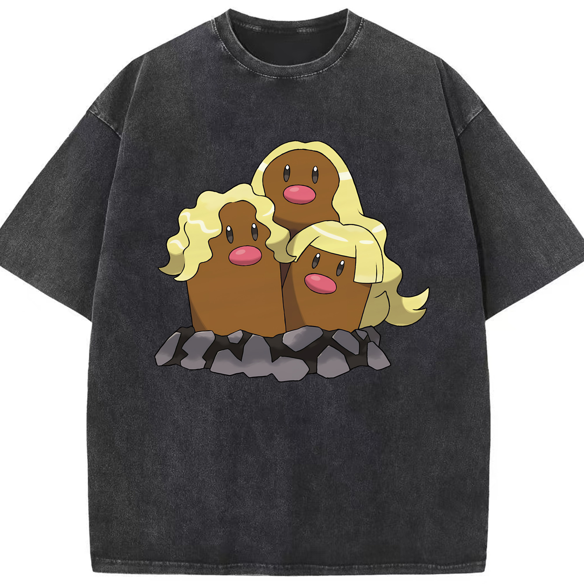 （画像用） ポケットモンスター Pokémon 綿100% ヴィンテージ風 半袖Tシャツ（フロントプリント）