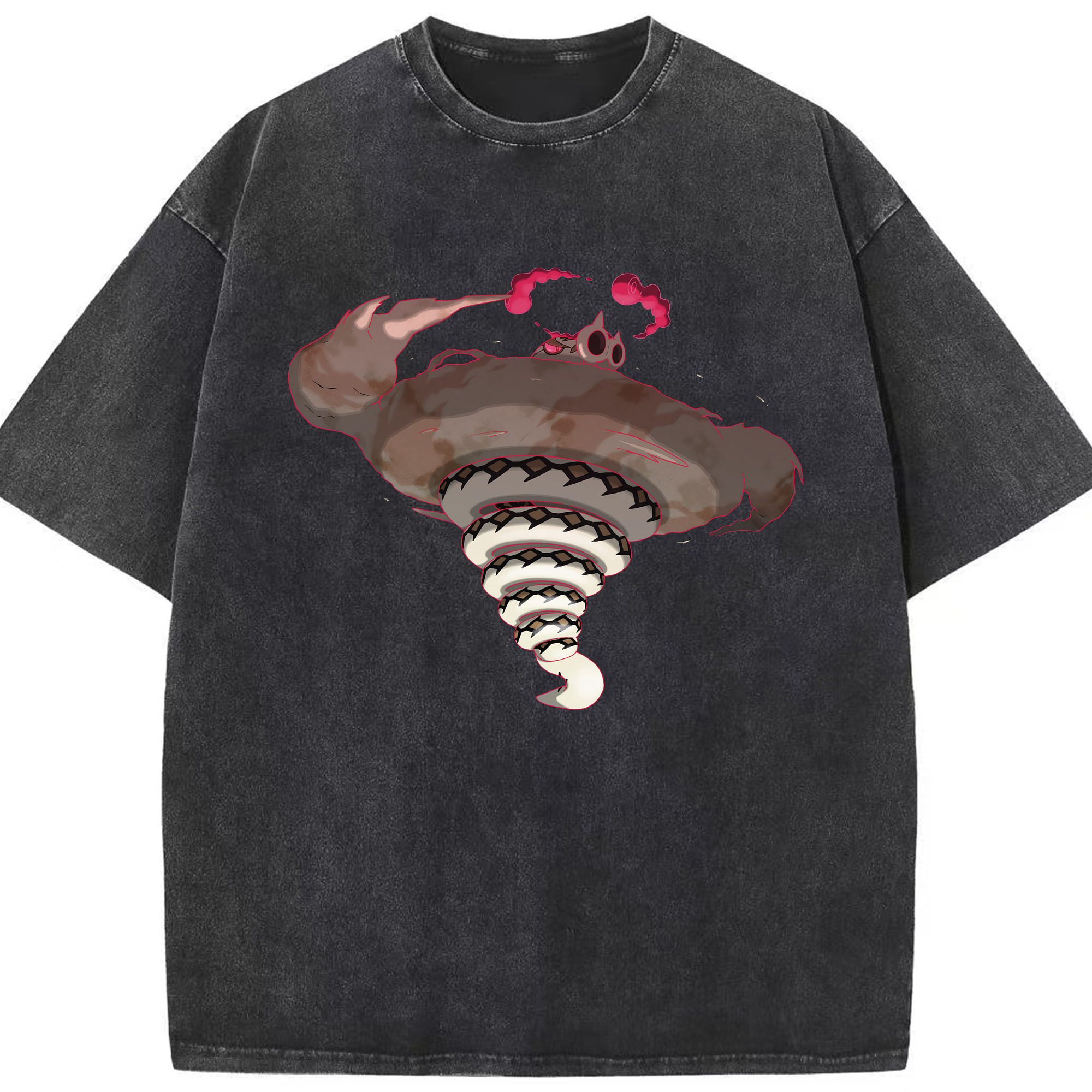 （画像用） ポケットモンスター Pokémon 綿100% ヴィンテージ風 半袖Tシャツ（フロントプリント）