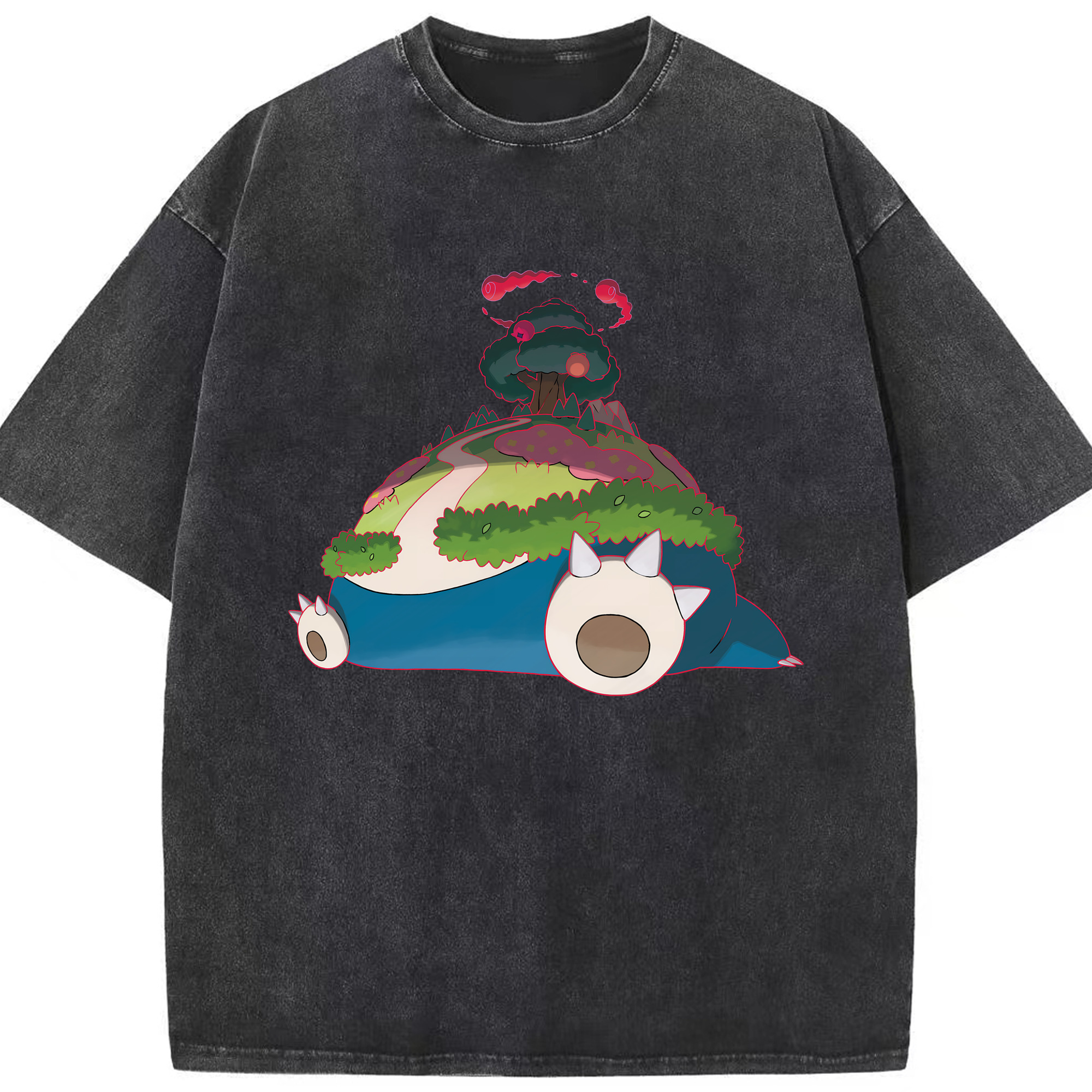 （画像用） ポケットモンスター Pokémon 綿100% ヴィンテージ風 半袖Tシャツ（フロントプリント）