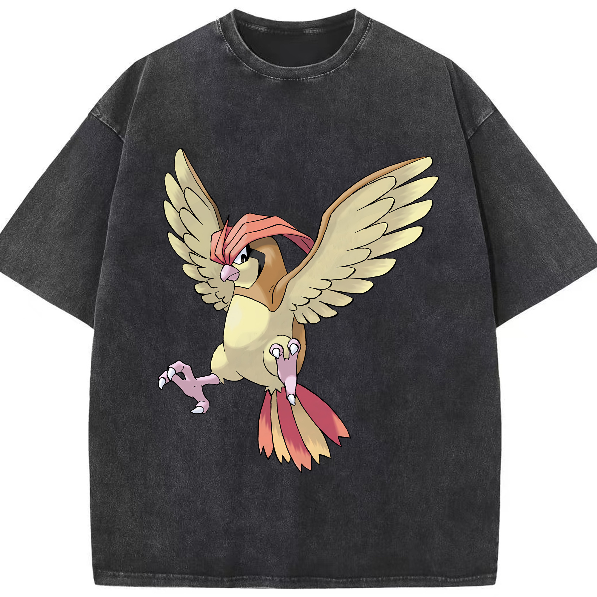 （画像用） ポケットモンスター Pokémon 綿100% ヴィンテージ風 半袖Tシャツ（フロントプリント）