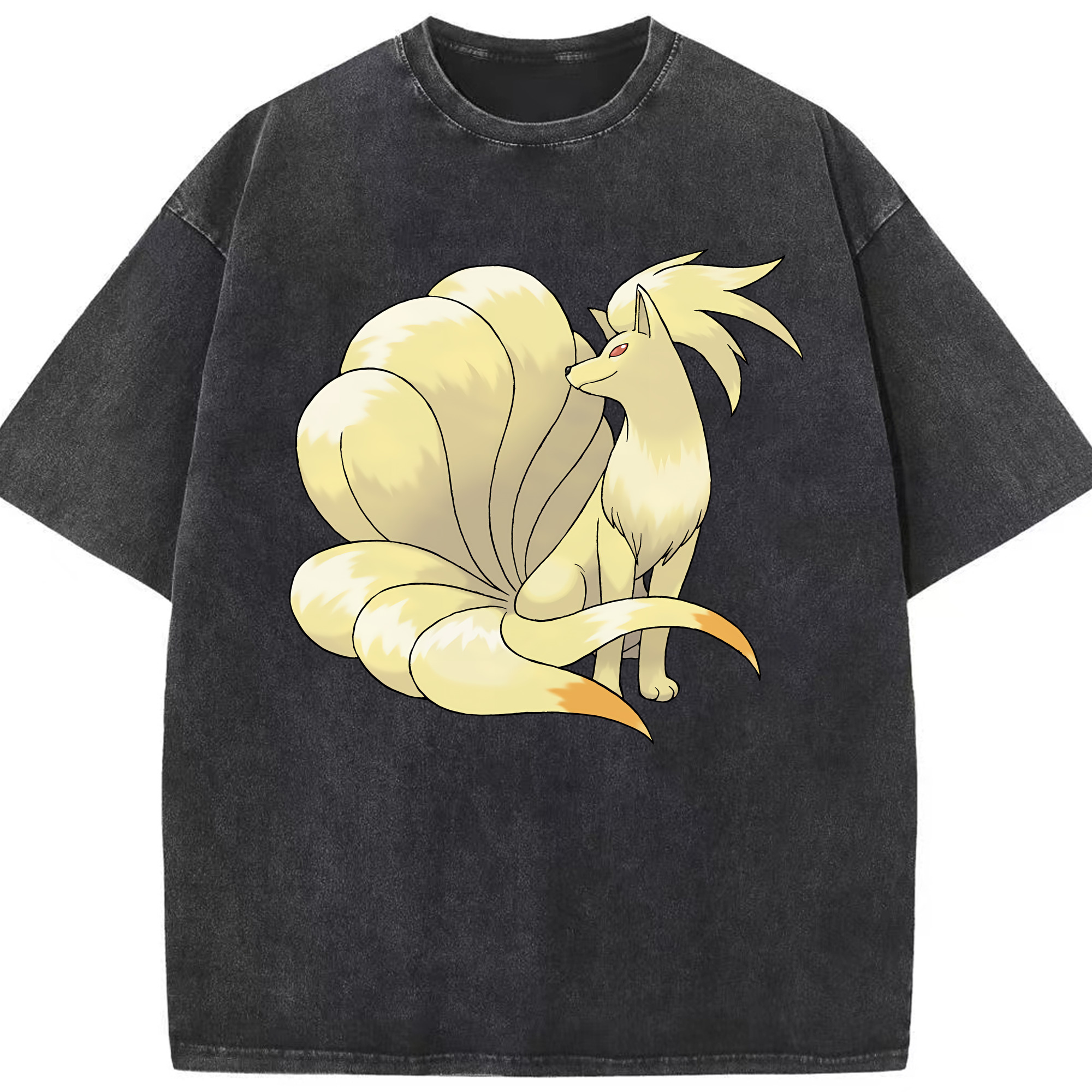 （画像用） ポケットモンスター Pokémon 綿100% ヴィンテージ風 半袖Tシャツ（フロントプリント）
