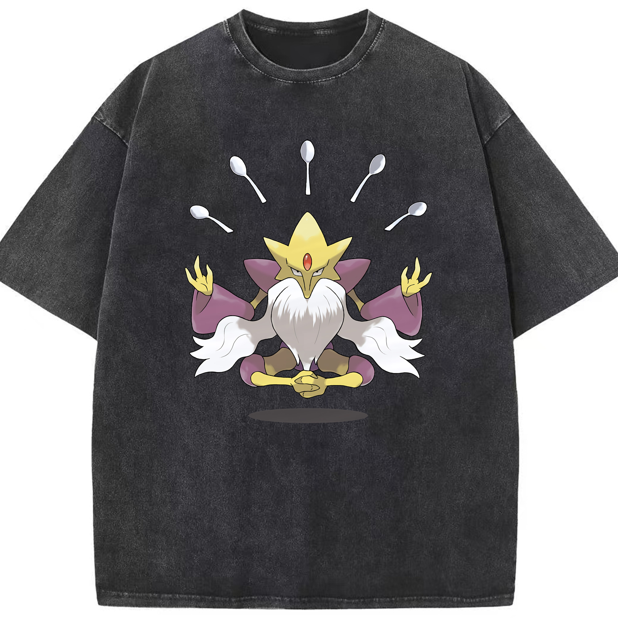 （画像用） ポケットモンスター Pokémon 綿100% ヴィンテージ風 半袖Tシャツ（フロントプリント）