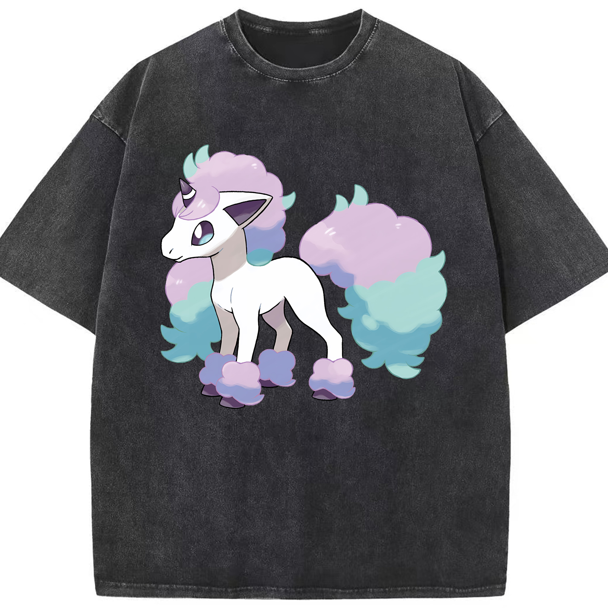 （画像用） ポケットモンスター Pokémon 綿100% ヴィンテージ風 半袖Tシャツ（フロントプリント）