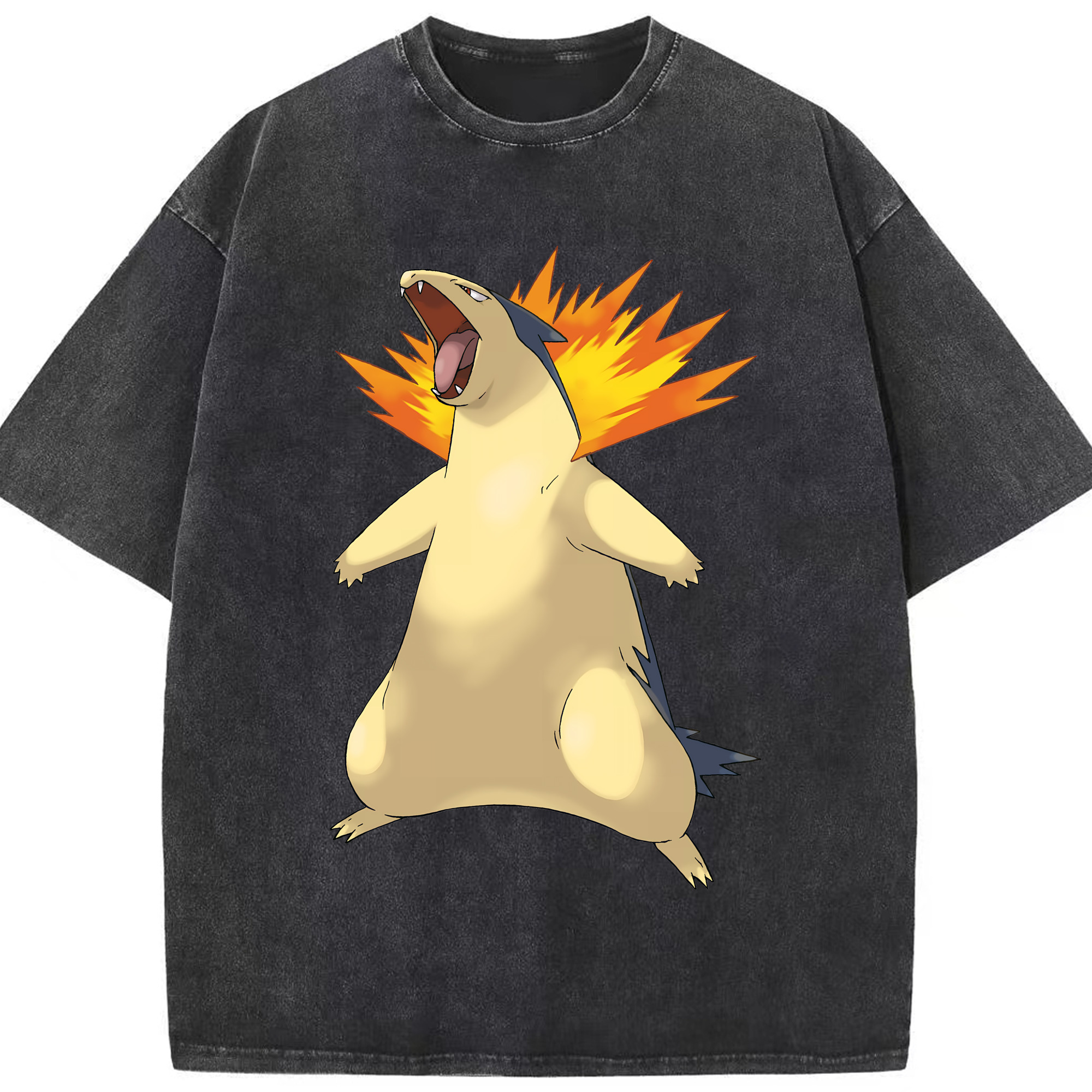 （画像用） ポケットモンスター Pokémon 綿100% ヴィンテージ風 半袖Tシャツ（フロントプリント）