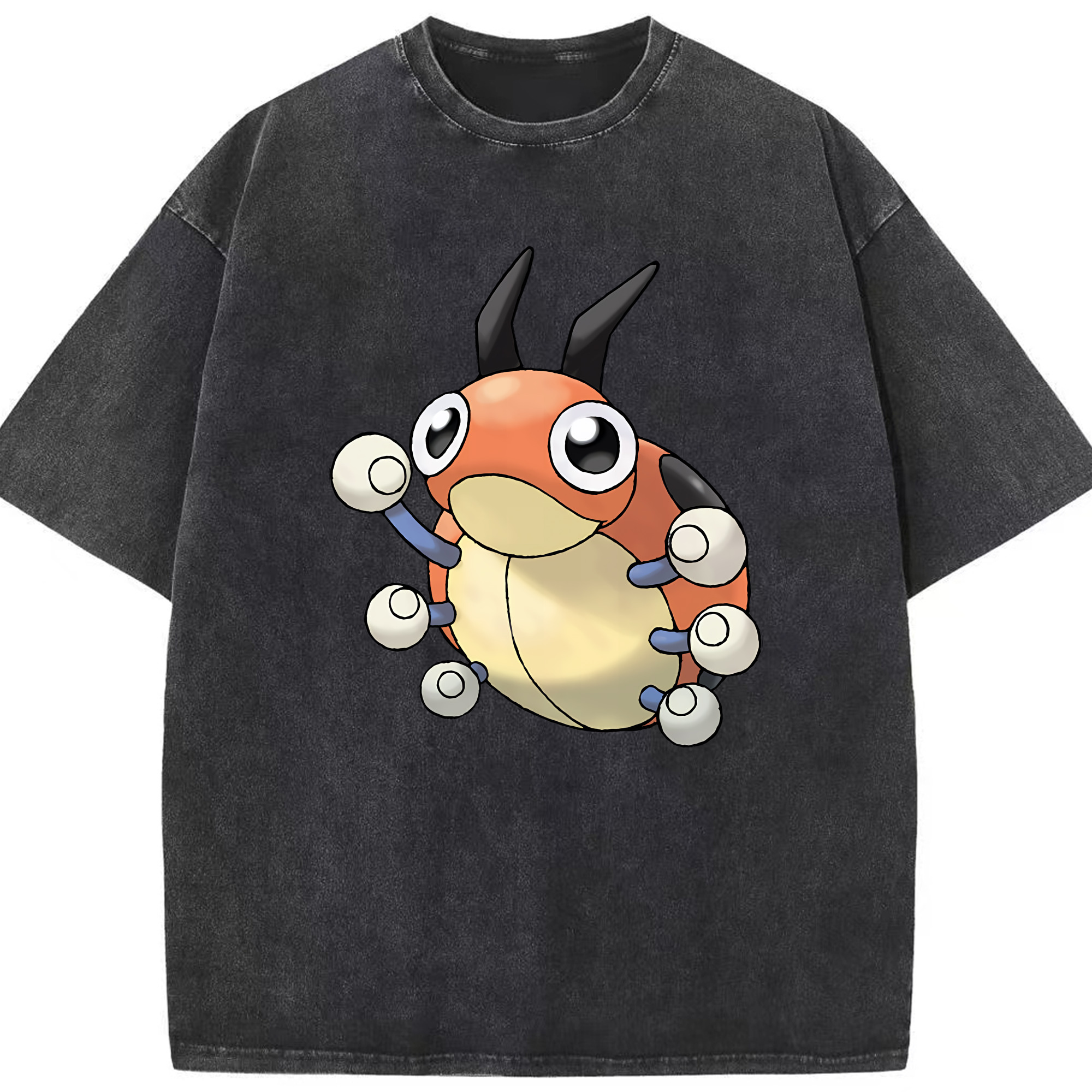 （画像用） ポケットモンスター Pokémon 綿100% ヴィンテージ風 半袖Tシャツ（フロントプリント）