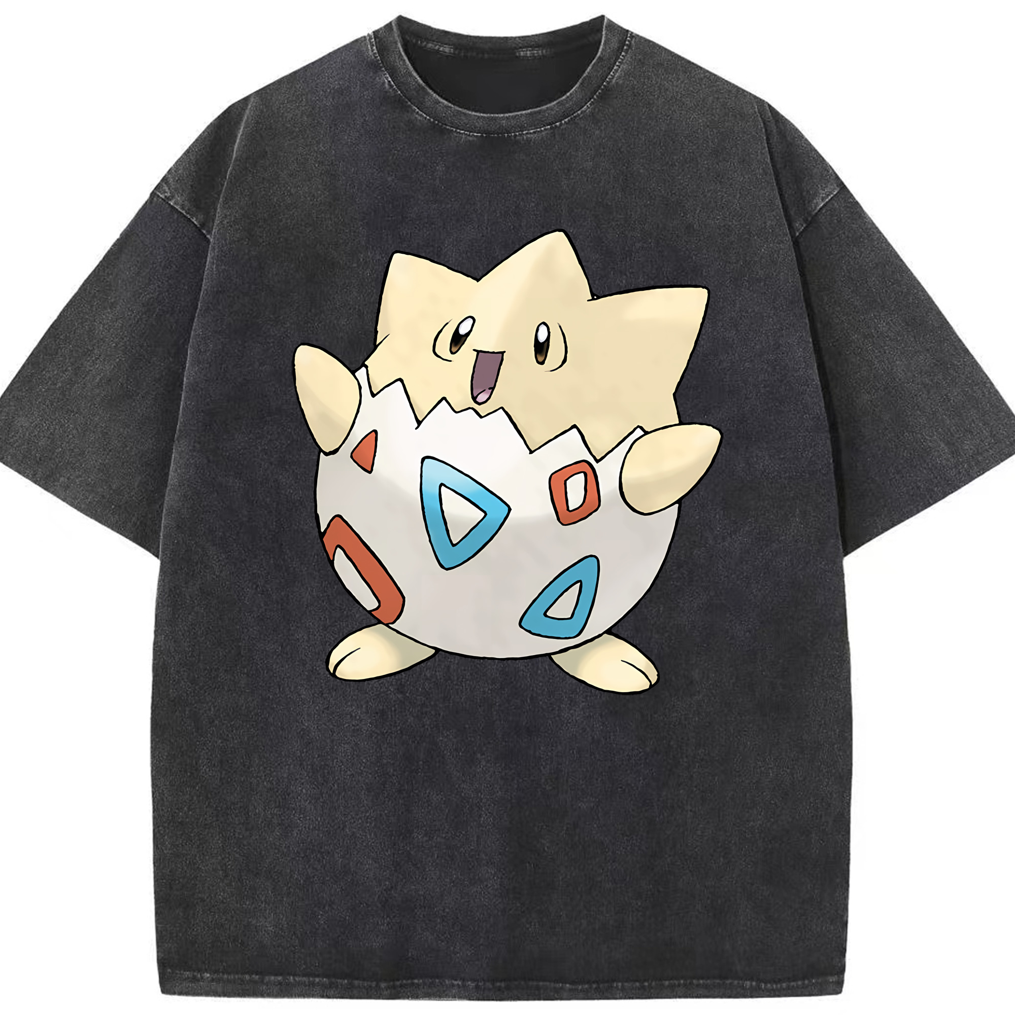 （画像用） ポケットモンスター Pokémon 綿100% ヴィンテージ風 半袖Tシャツ（フロントプリント）