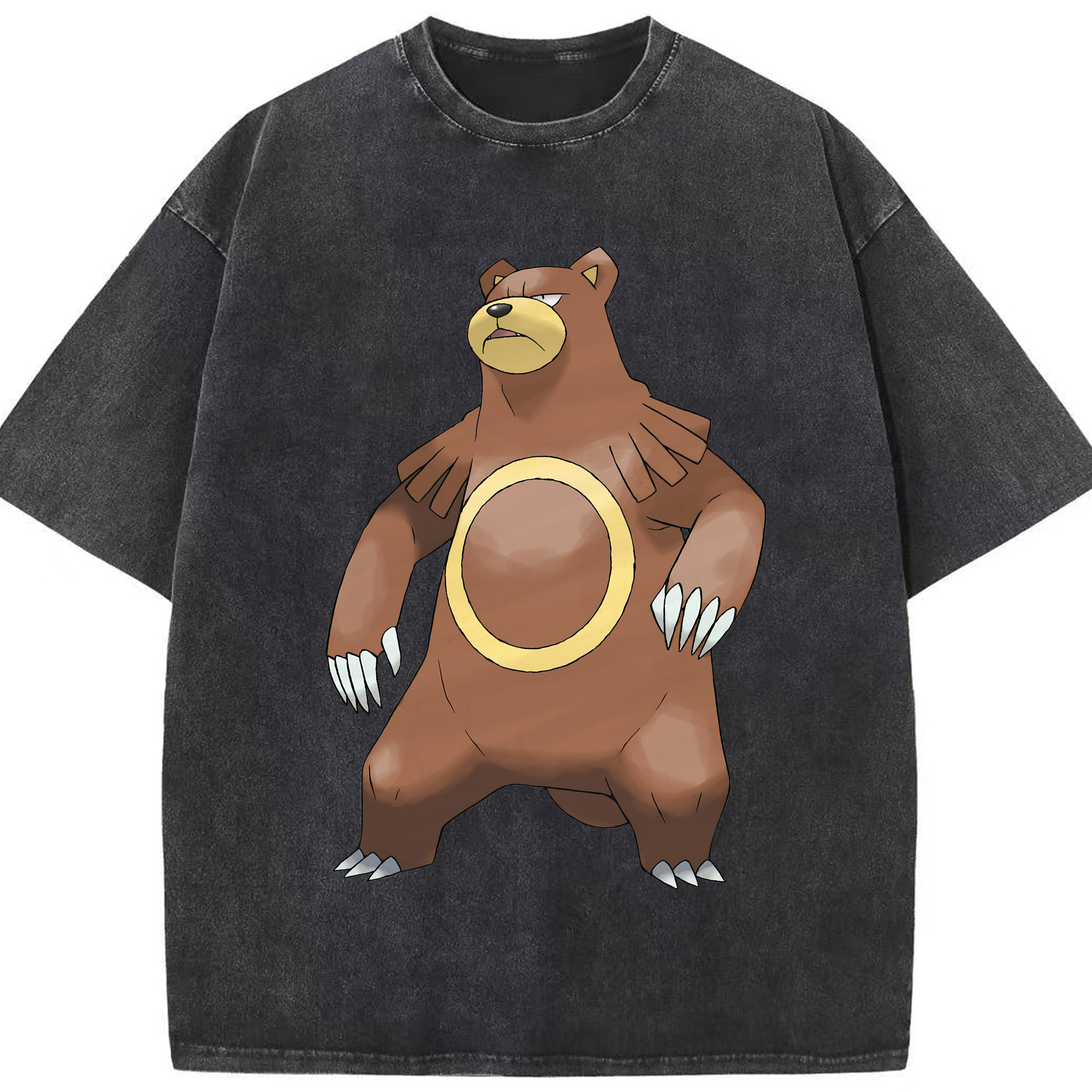（画像用） ポケットモンスター Pokémon 綿100% ヴィンテージ風 半袖Tシャツ（フロントプリント）