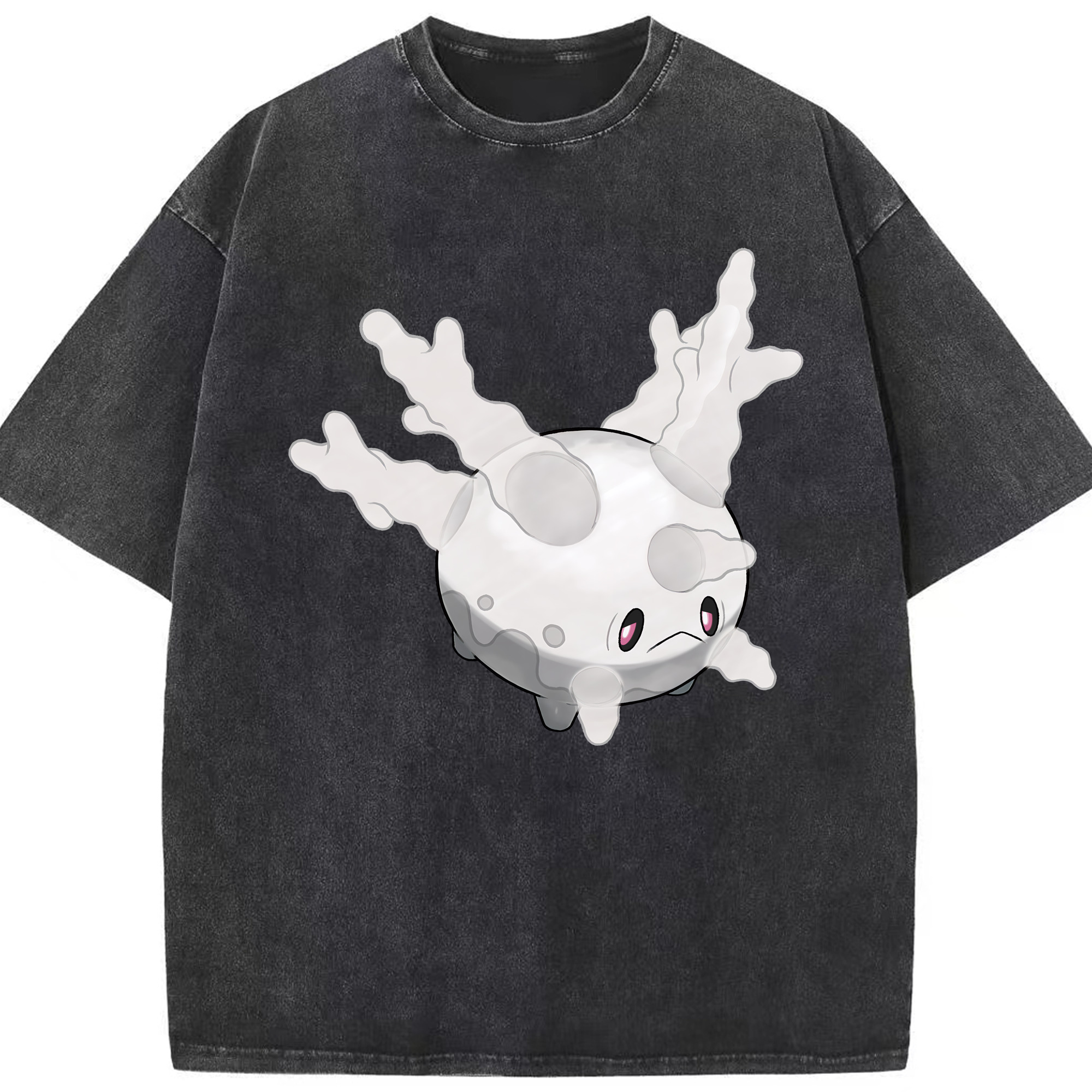 （画像用） ポケットモンスター Pokémon 綿100% ヴィンテージ風 半袖Tシャツ（フロントプリント）