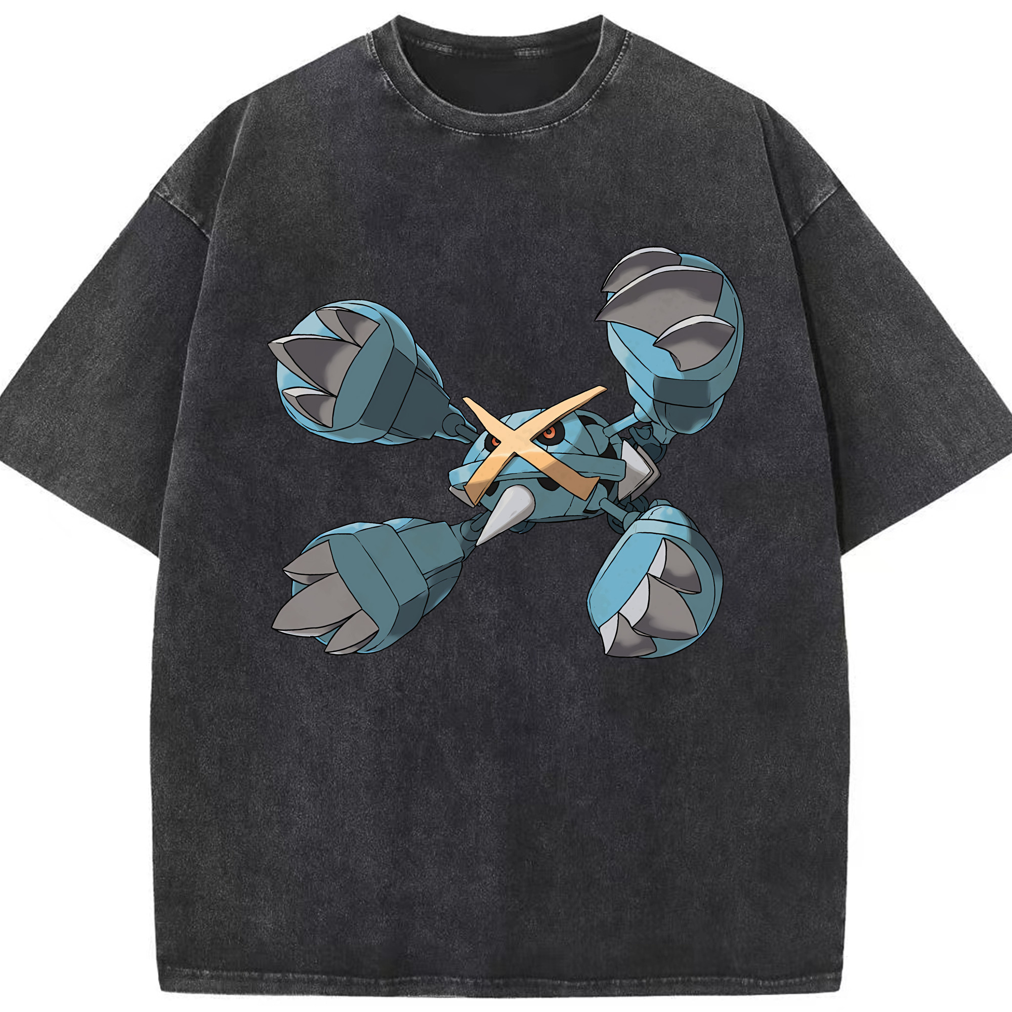 （画像用） ポケットモンスター Pokémon 綿100% ヴィンテージ風 半袖Tシャツ（フロントプリント）