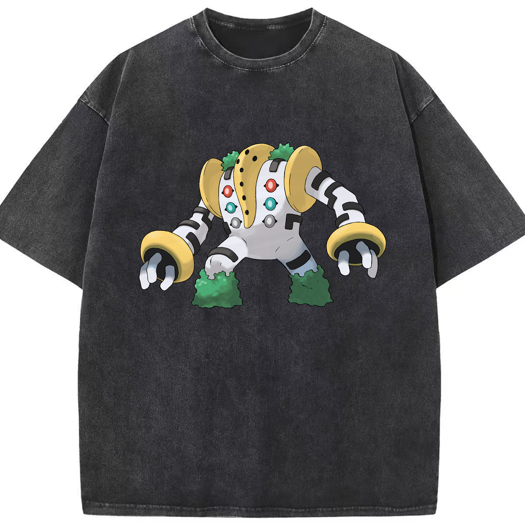 （画像用） ポケットモンスター Pokémon 綿100% ヴィンテージ風 半袖Tシャツ（フロントプリント）