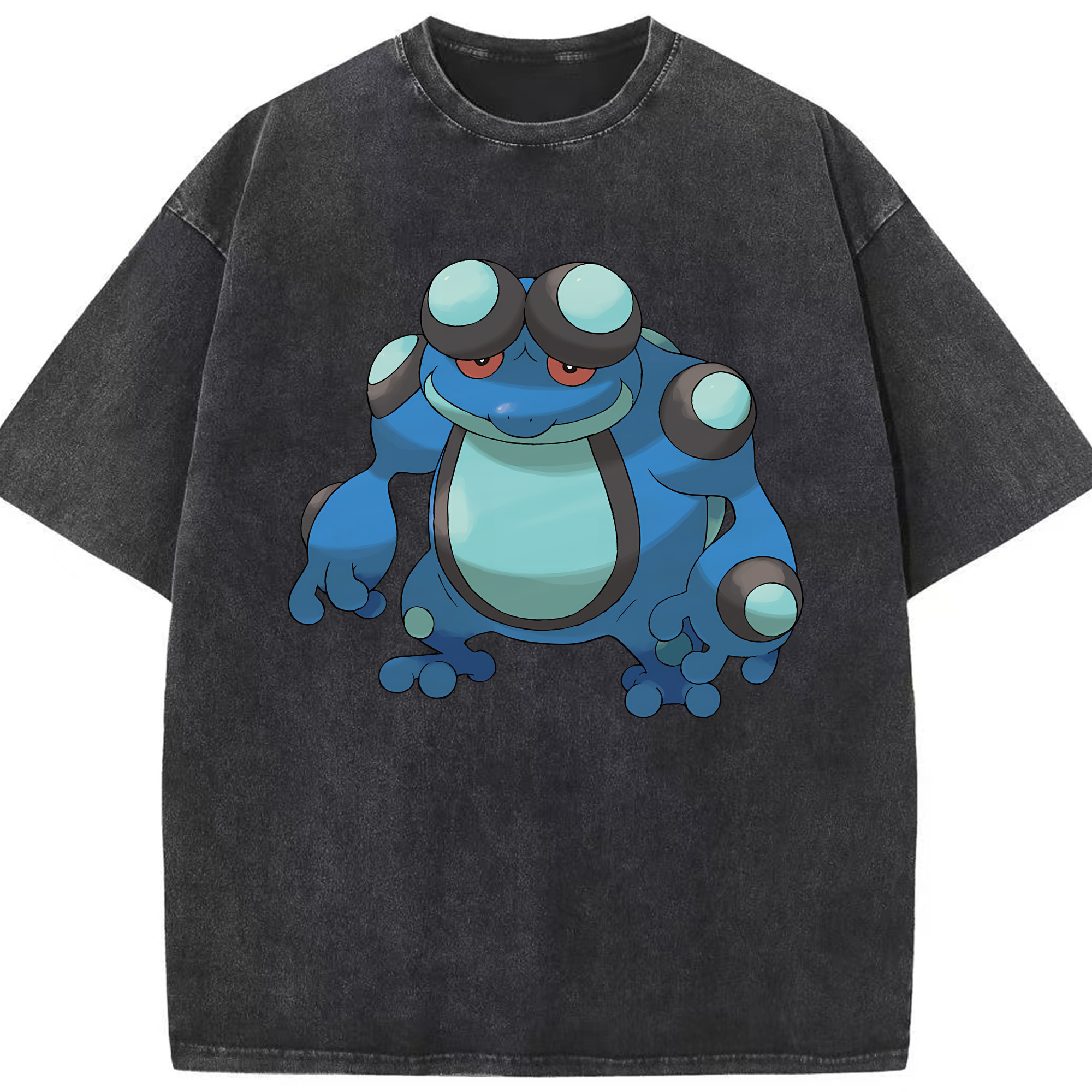（画像用） ポケットモンスター Pokémon 綿100% ヴィンテージ風 半袖Tシャツ（フロントプリント）