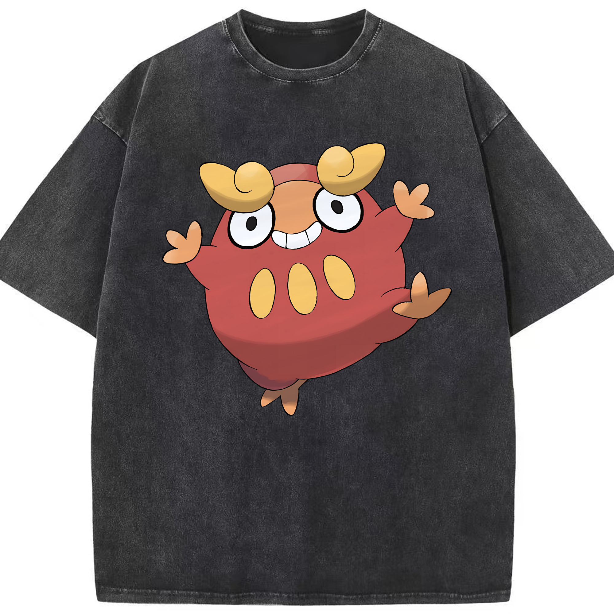（画像用） ポケットモンスター Pokémon 綿100% ヴィンテージ風 半袖Tシャツ（フロントプリント）