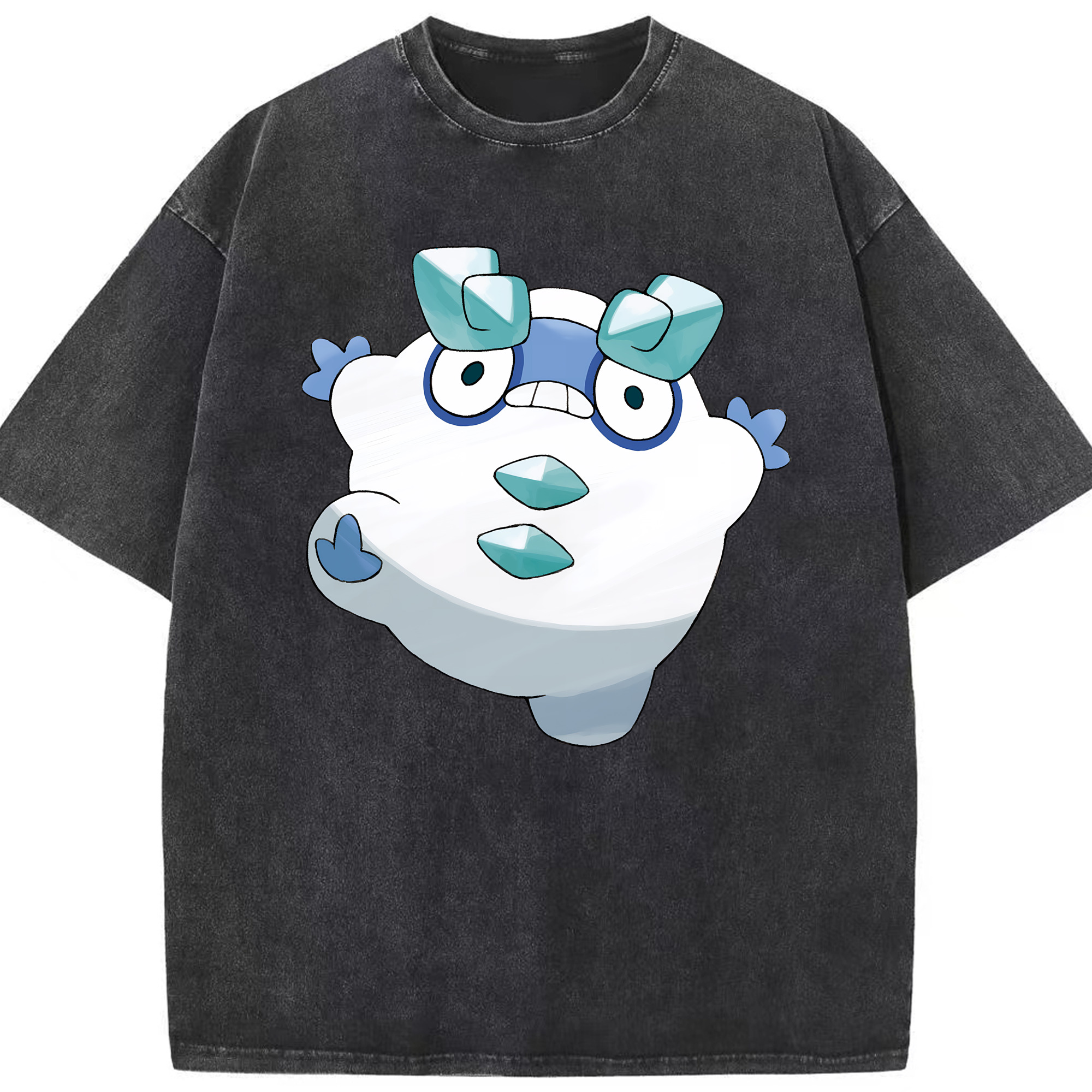 （画像用） ポケットモンスター Pokémon 綿100% ヴィンテージ風 半袖Tシャツ（フロントプリント）