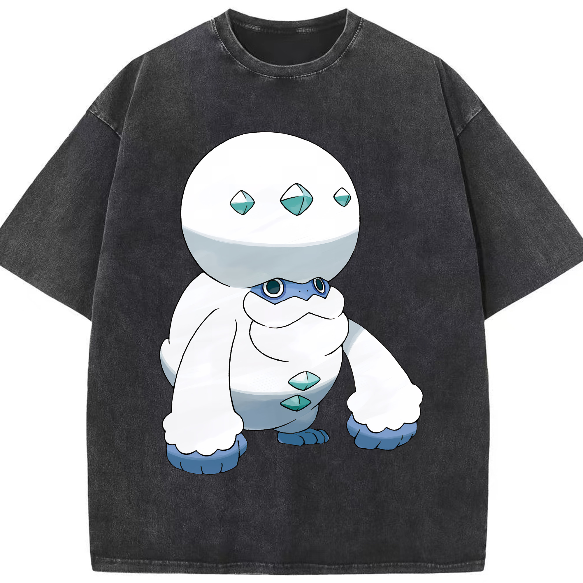 （画像用） ポケットモンスター Pokémon 綿100% ヴィンテージ風 半袖Tシャツ（フロントプリント）