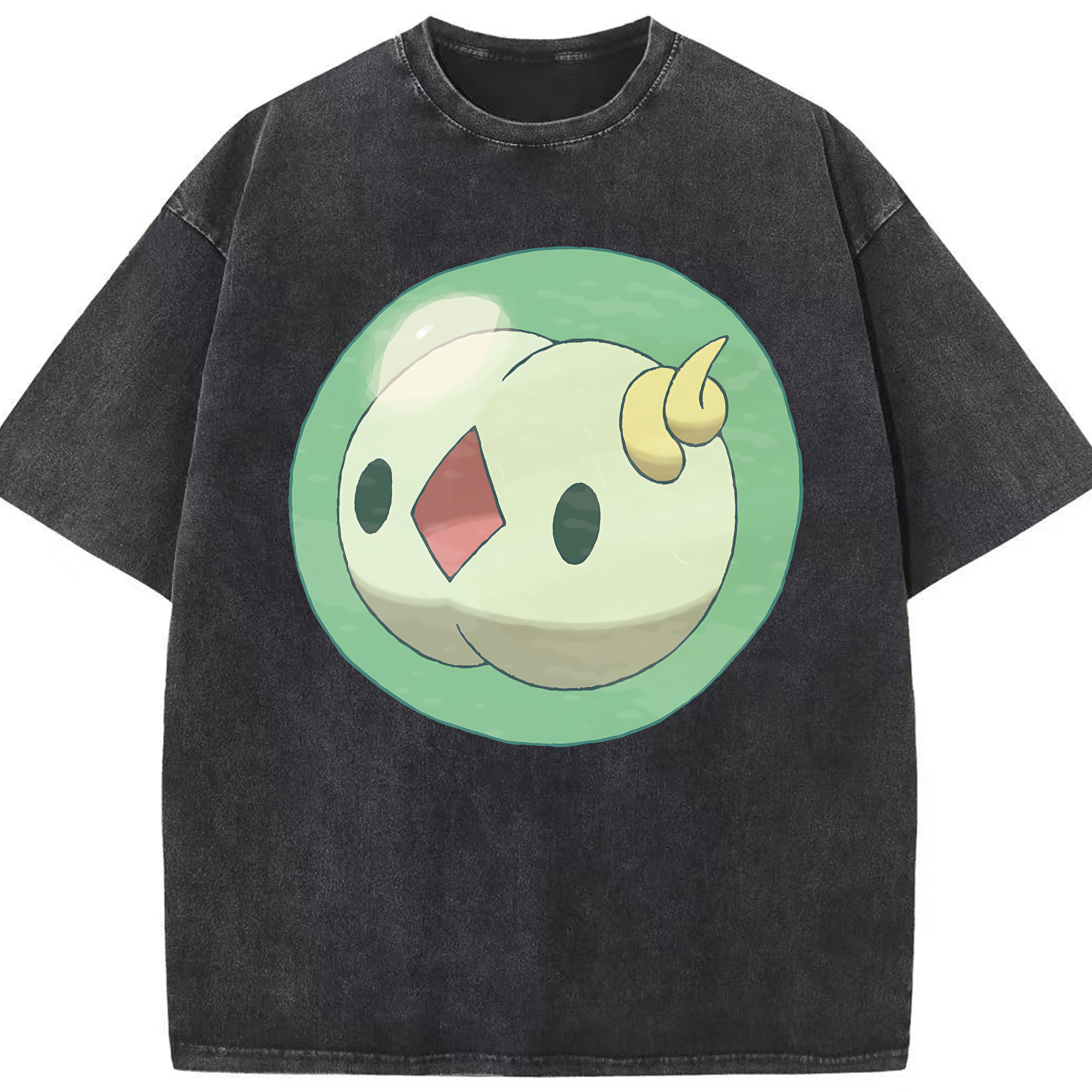 （画像用） ポケットモンスター Pokémon 綿100% ヴィンテージ風 半袖Tシャツ（フロントプリント）