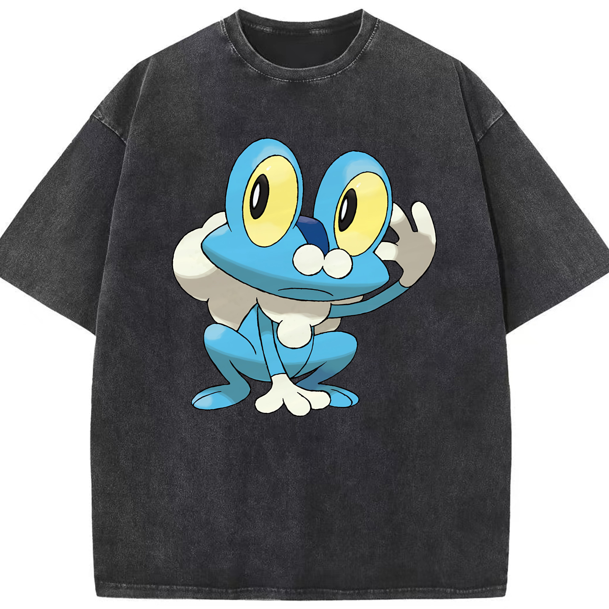 （画像用） ポケットモンスター Pokémon 綿100% ヴィンテージ風 半袖Tシャツ（フロントプリント）